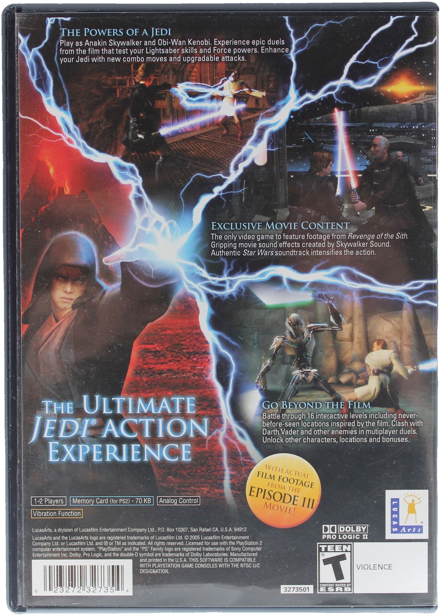 Star Wars Episode III: Revenge Of The Sith (PS2)