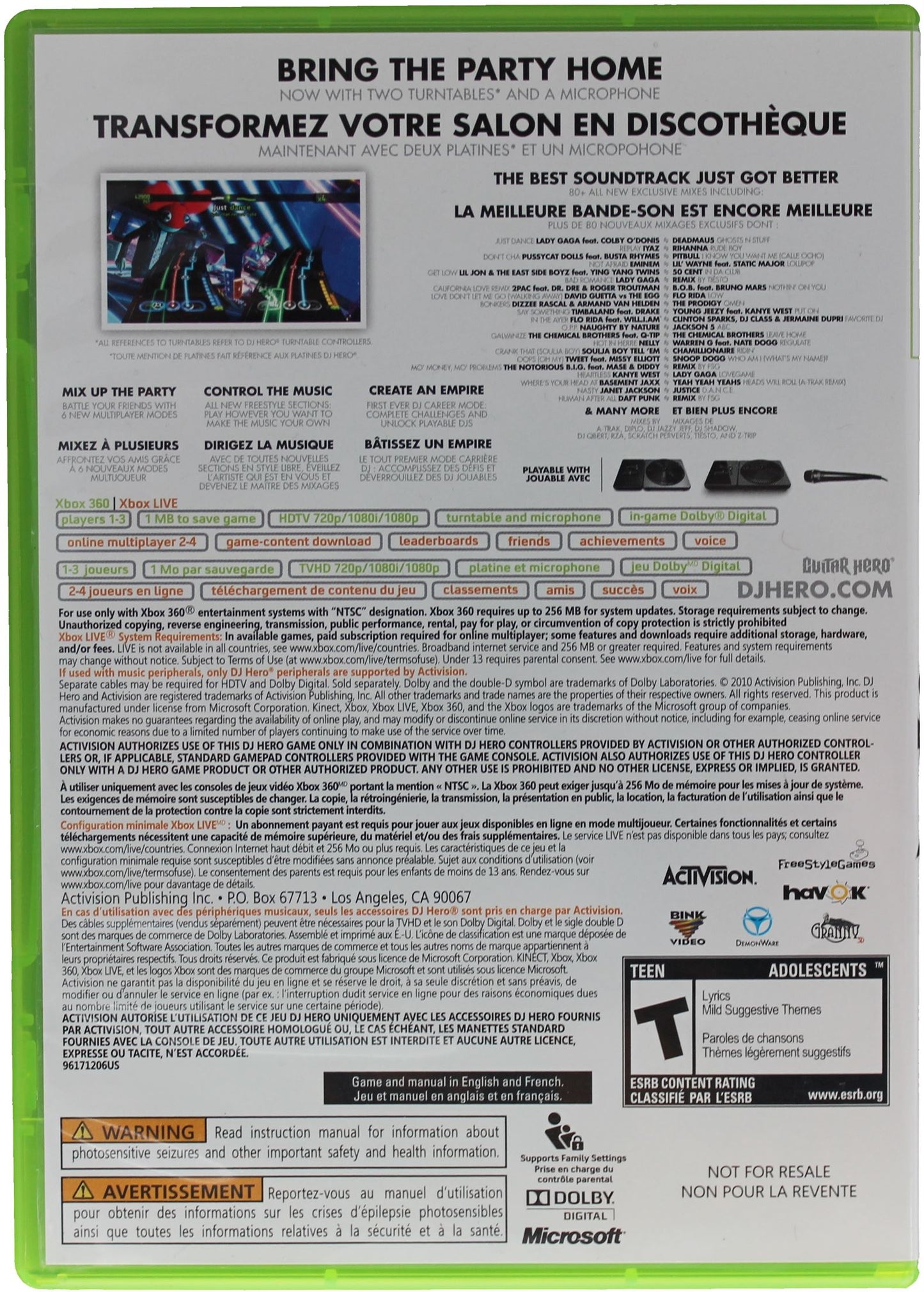 DJ Hero 2 [Not For Resale]