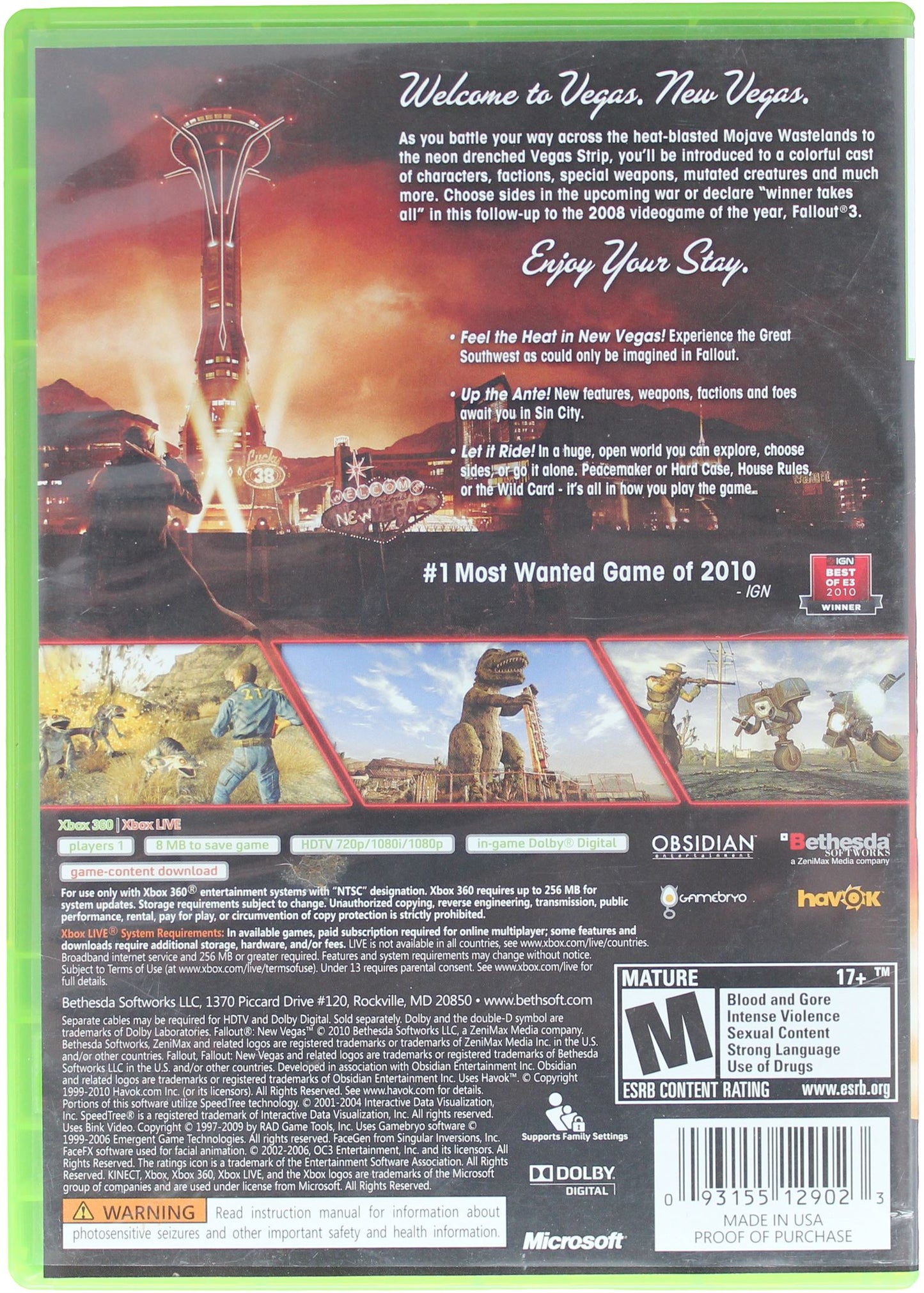 Fallout: New Vegas (Xbox 360)