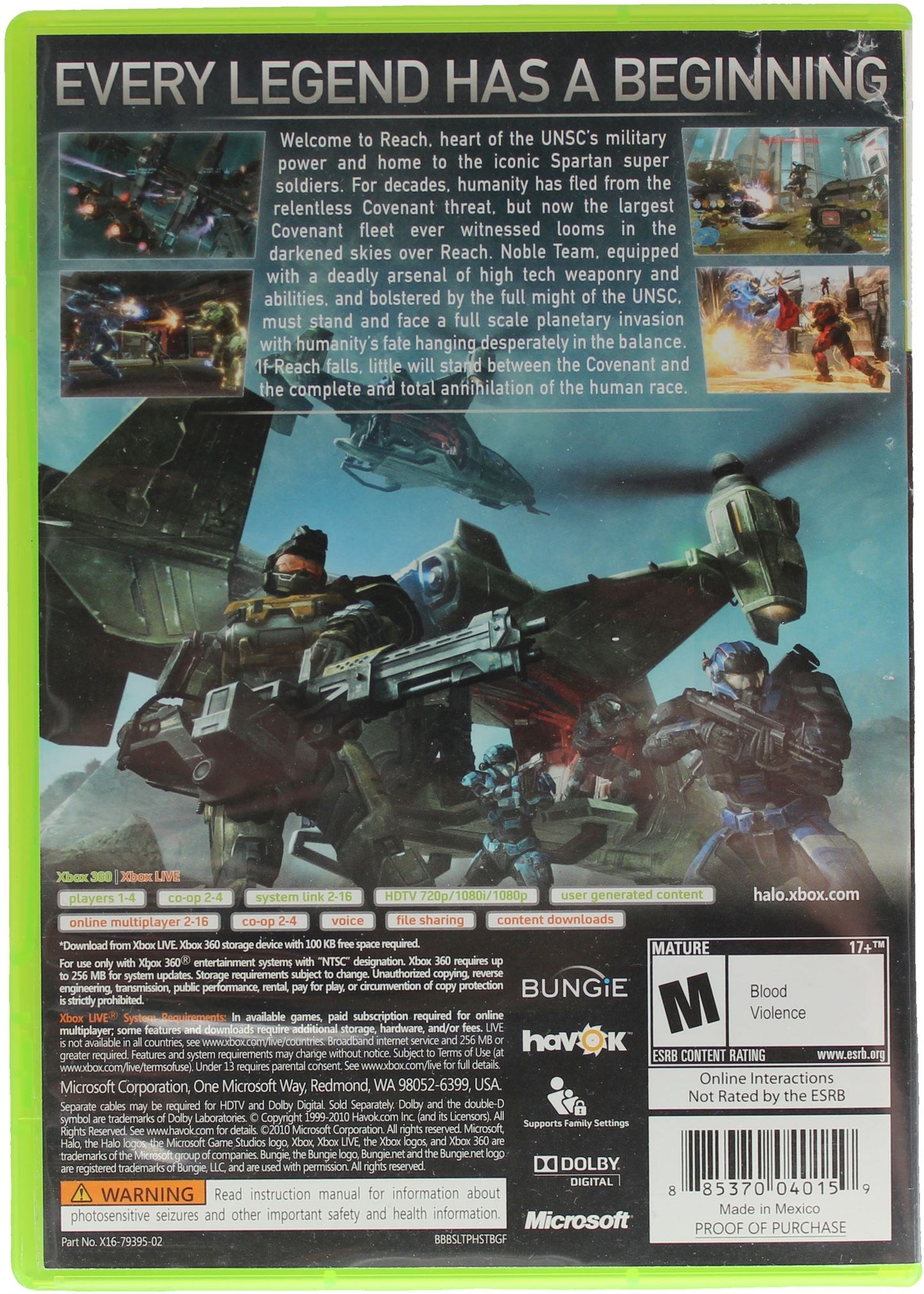 Halo: Reach (Xbox 360)