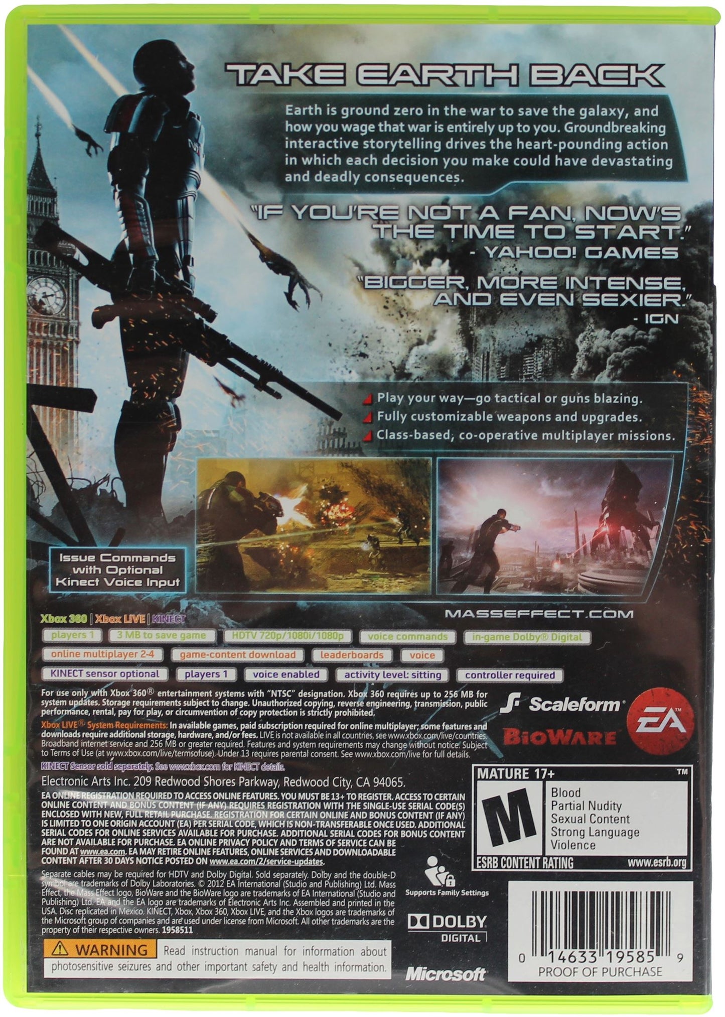 Mass Effect 3 (Xbox 360)