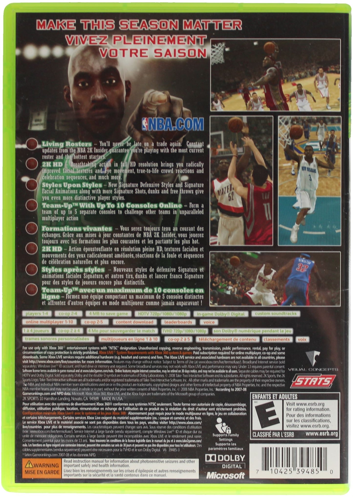 NBA 2K9 (Xbox 360)