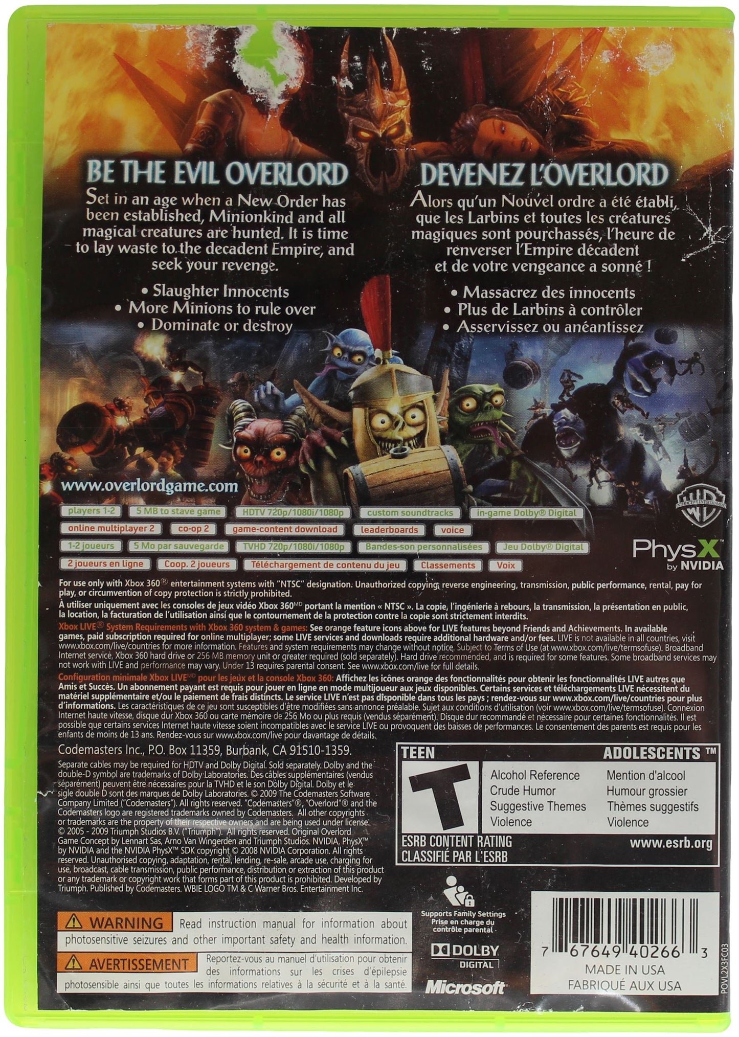 Overlord II (Xbox 360)