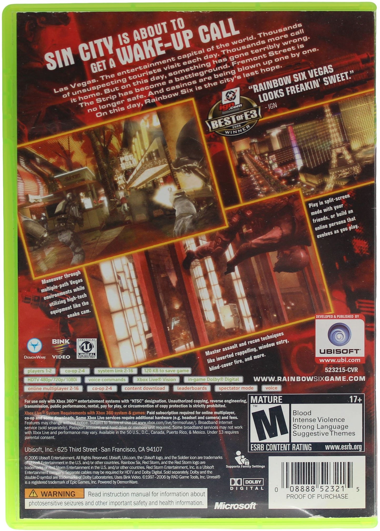 Rainbow Six: Vegas (Xbox360)