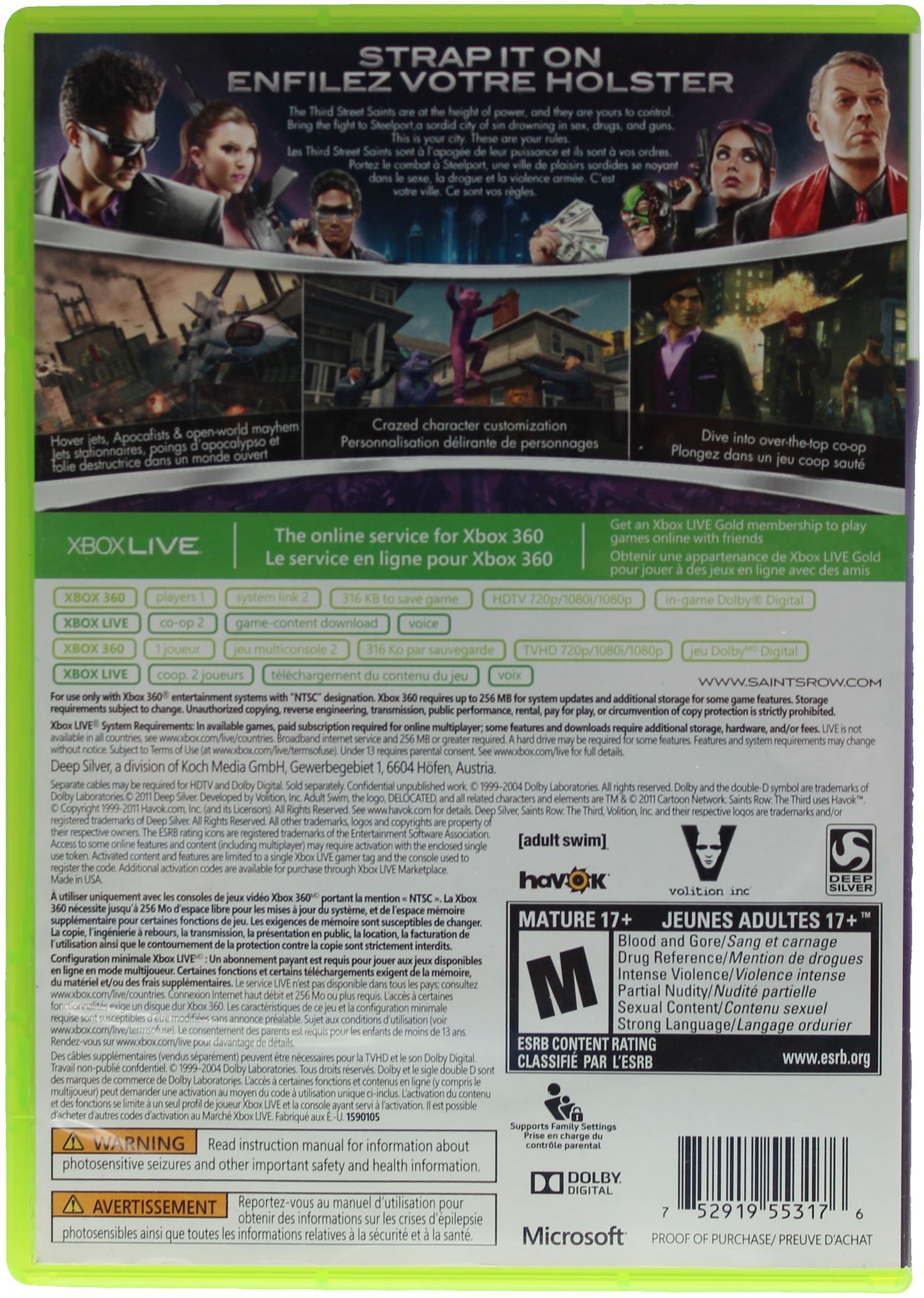 Saints Row: The Third [Platinum Hits]