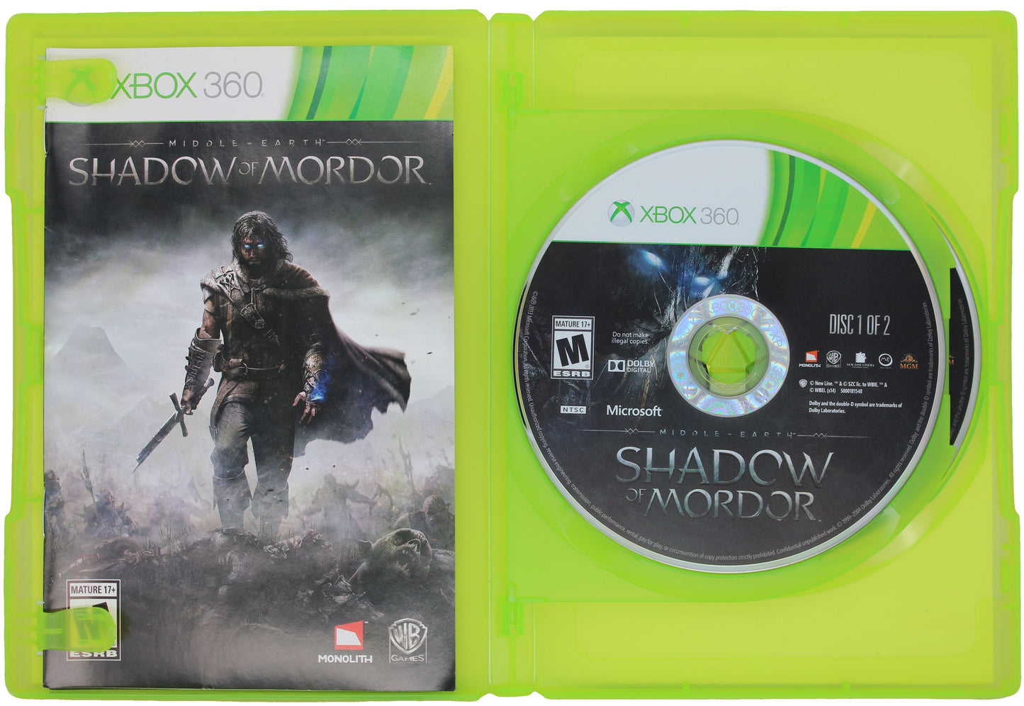 Middle Earth: Shadow Of Mordor (Xbox 360)