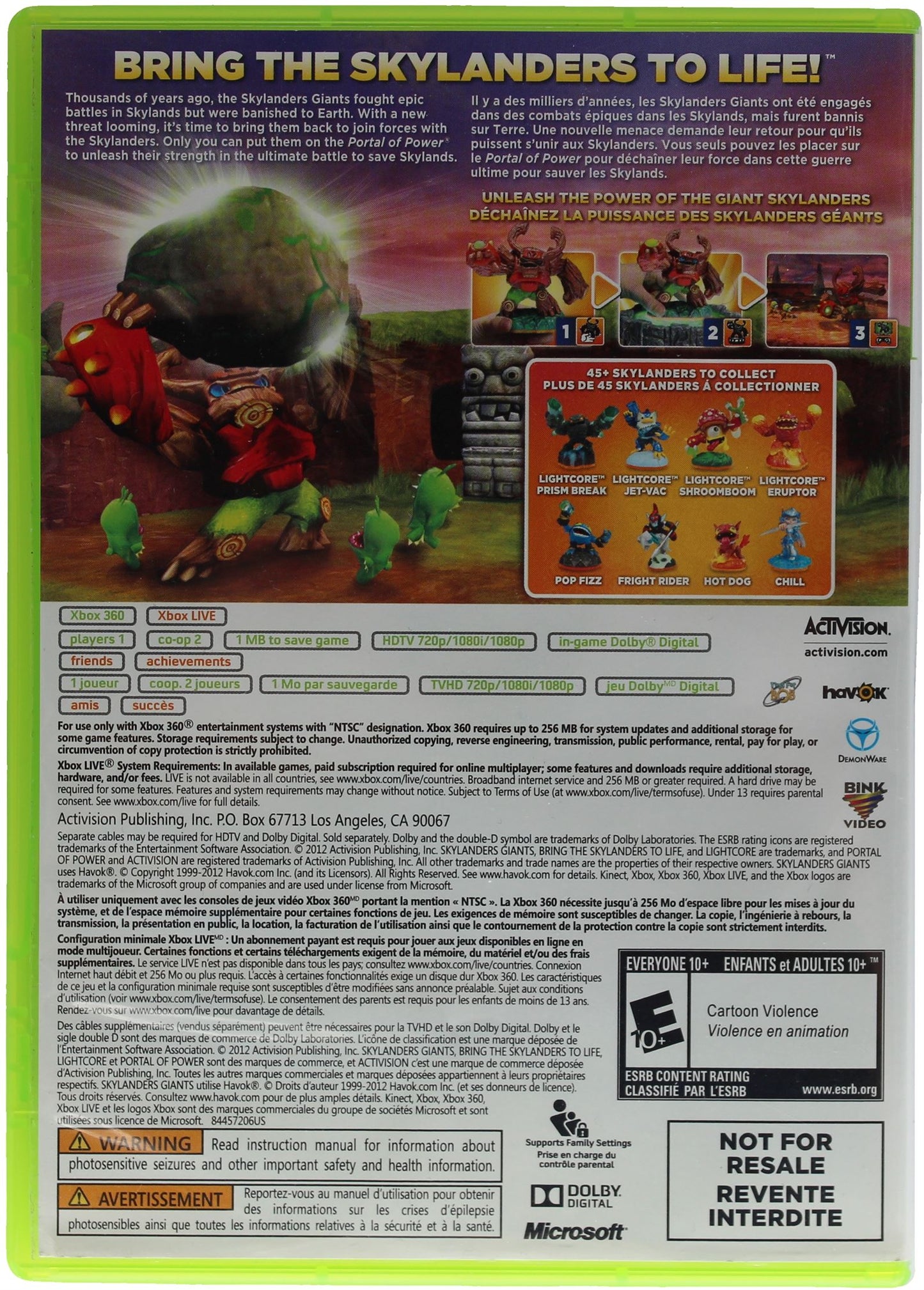 Skylanders: Giants [Not For Resale] (Xbox360)