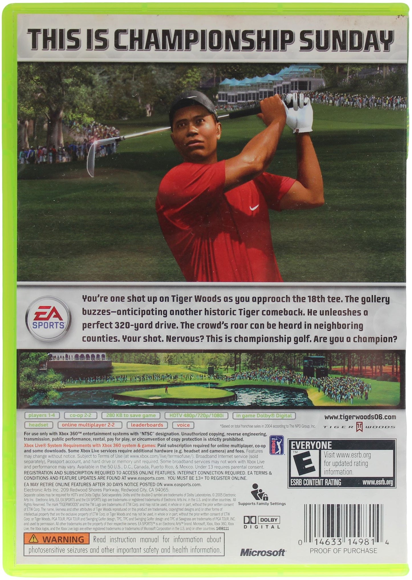 Tiger Woods PGA Tour 06