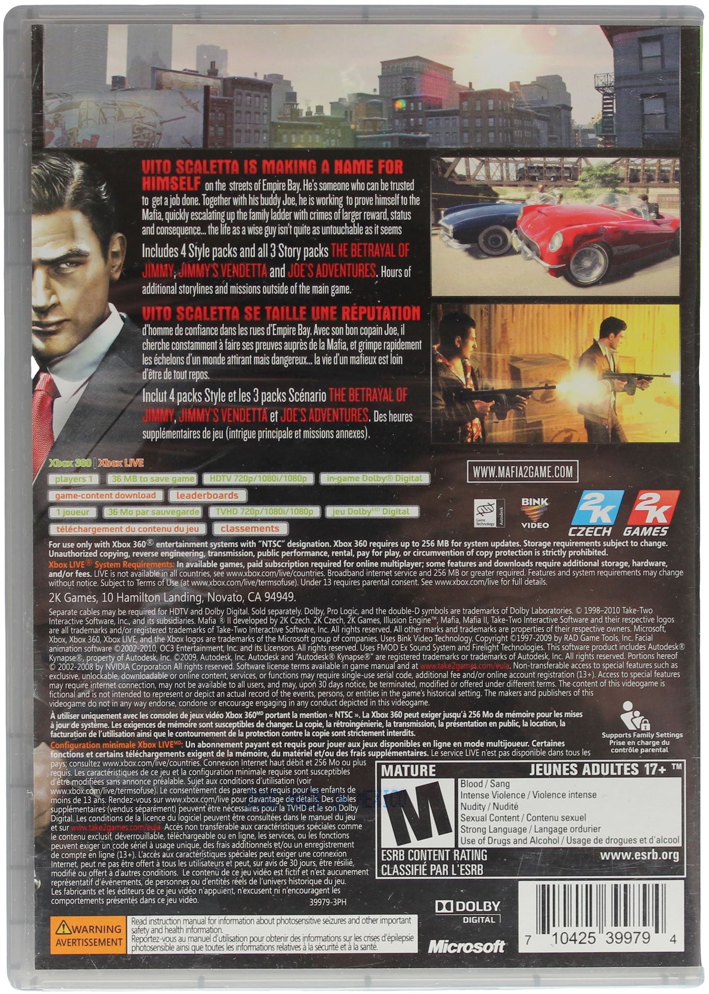 Mafia II [Platinum Hits] (Xbox 360)