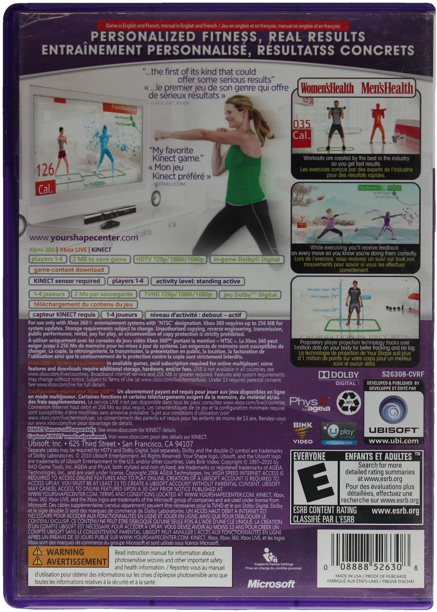 Your Shape: Fitness Evolved