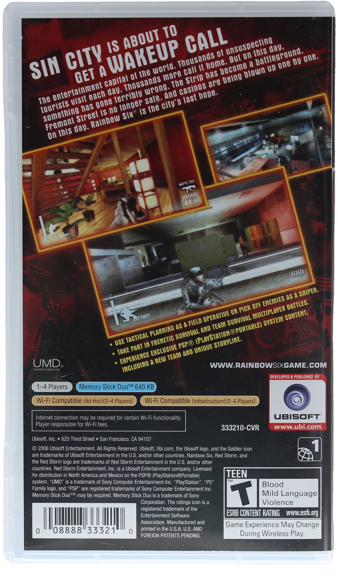 Rainbow Six: Vegas (PSP)