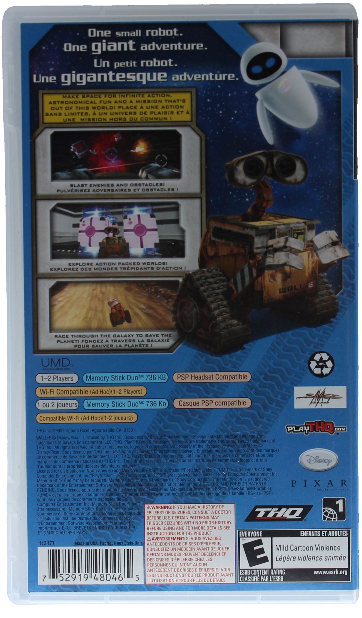 WALL-E - Case + Manual