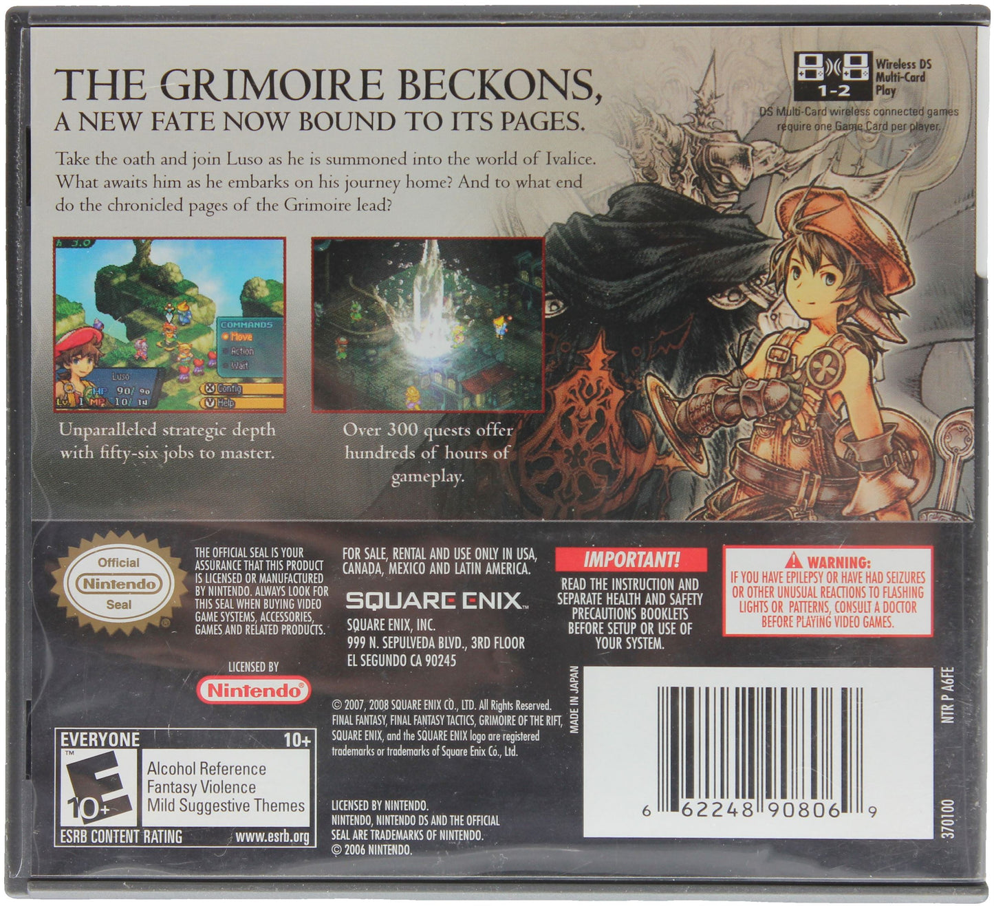 Final Fantasy Tactics A2: Grimoire Of The Rift