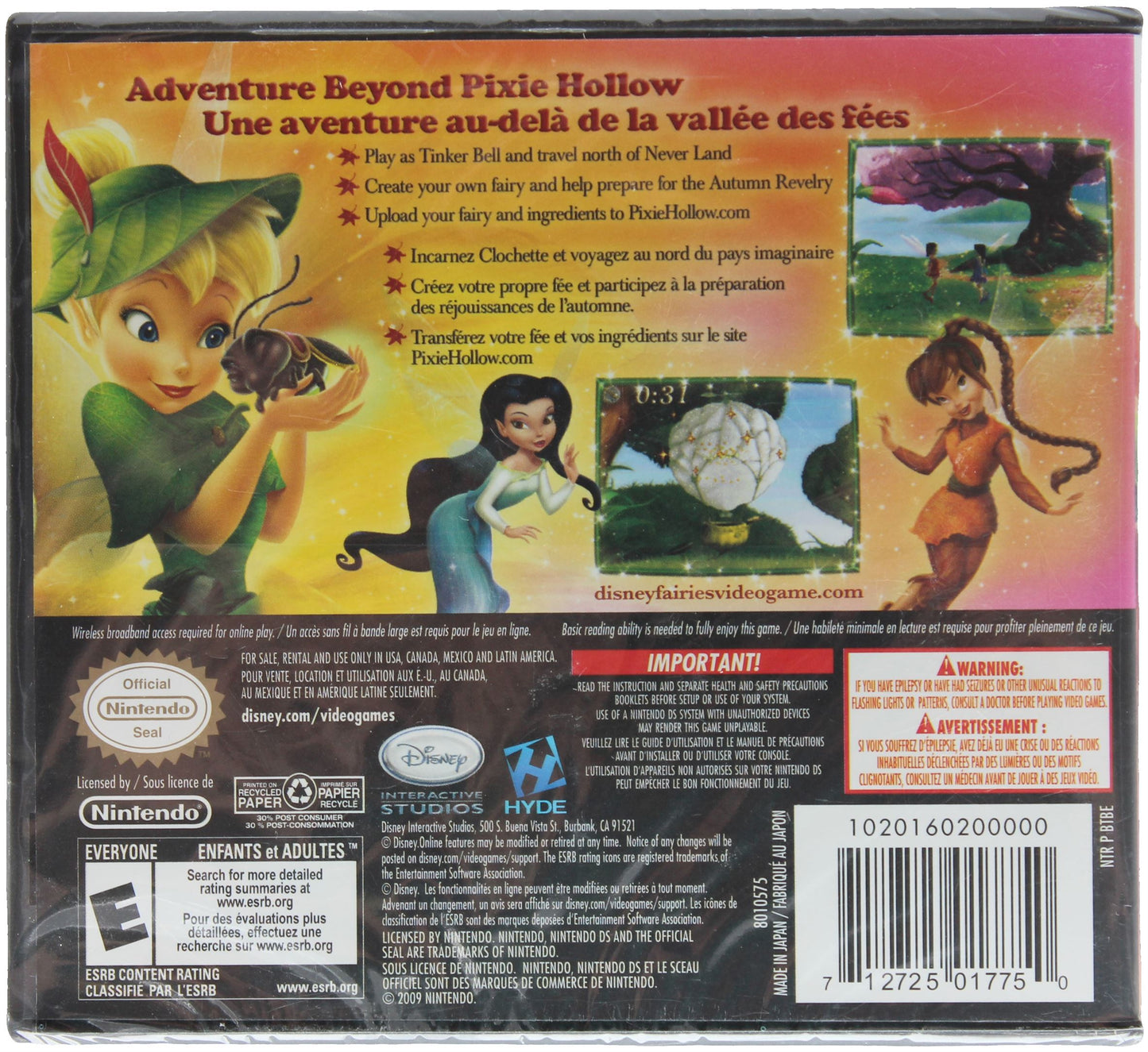 Tinker Bell And The Lost Treasure - Sealed