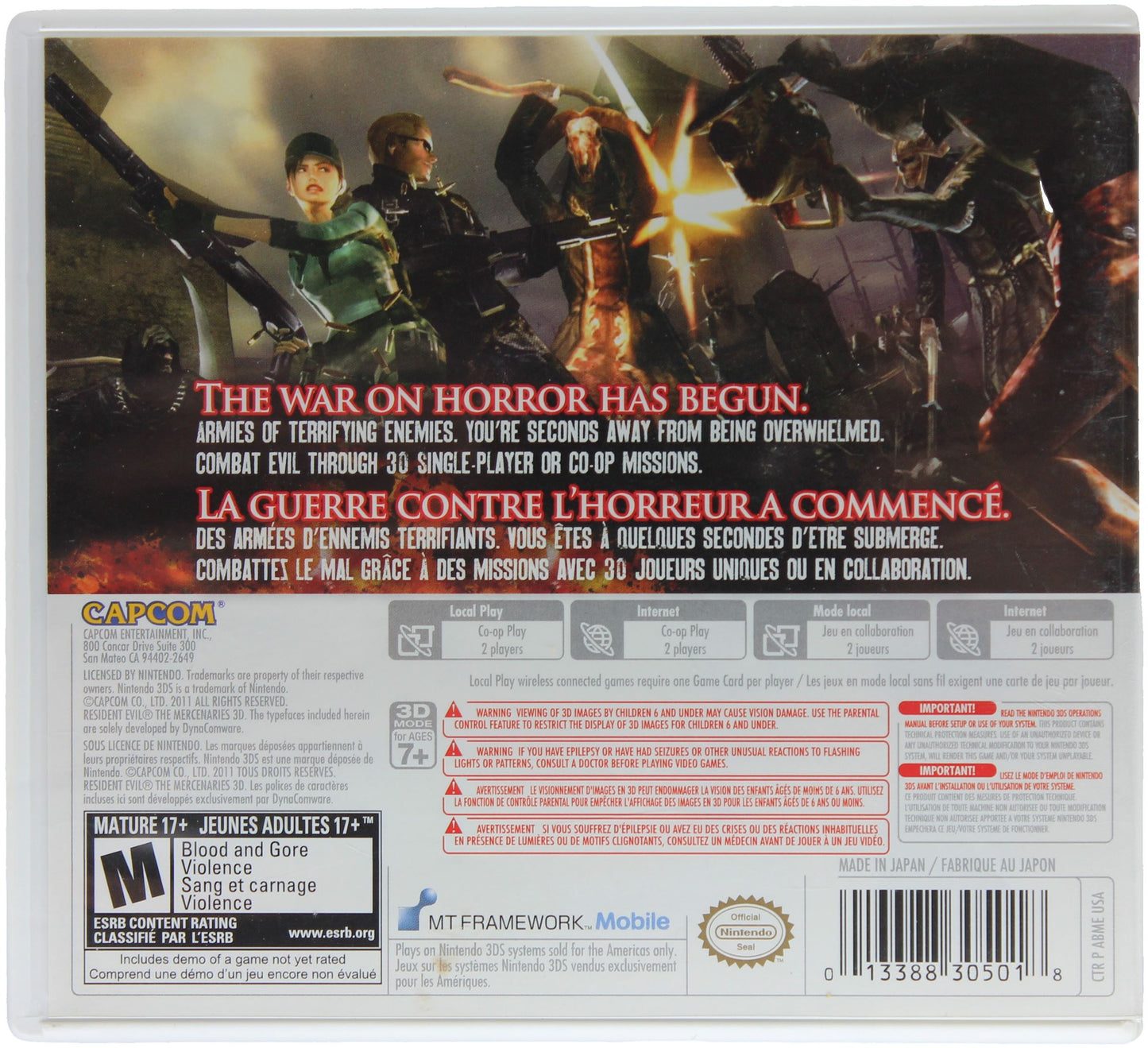 Resident Evil: The Mercenaries 3D