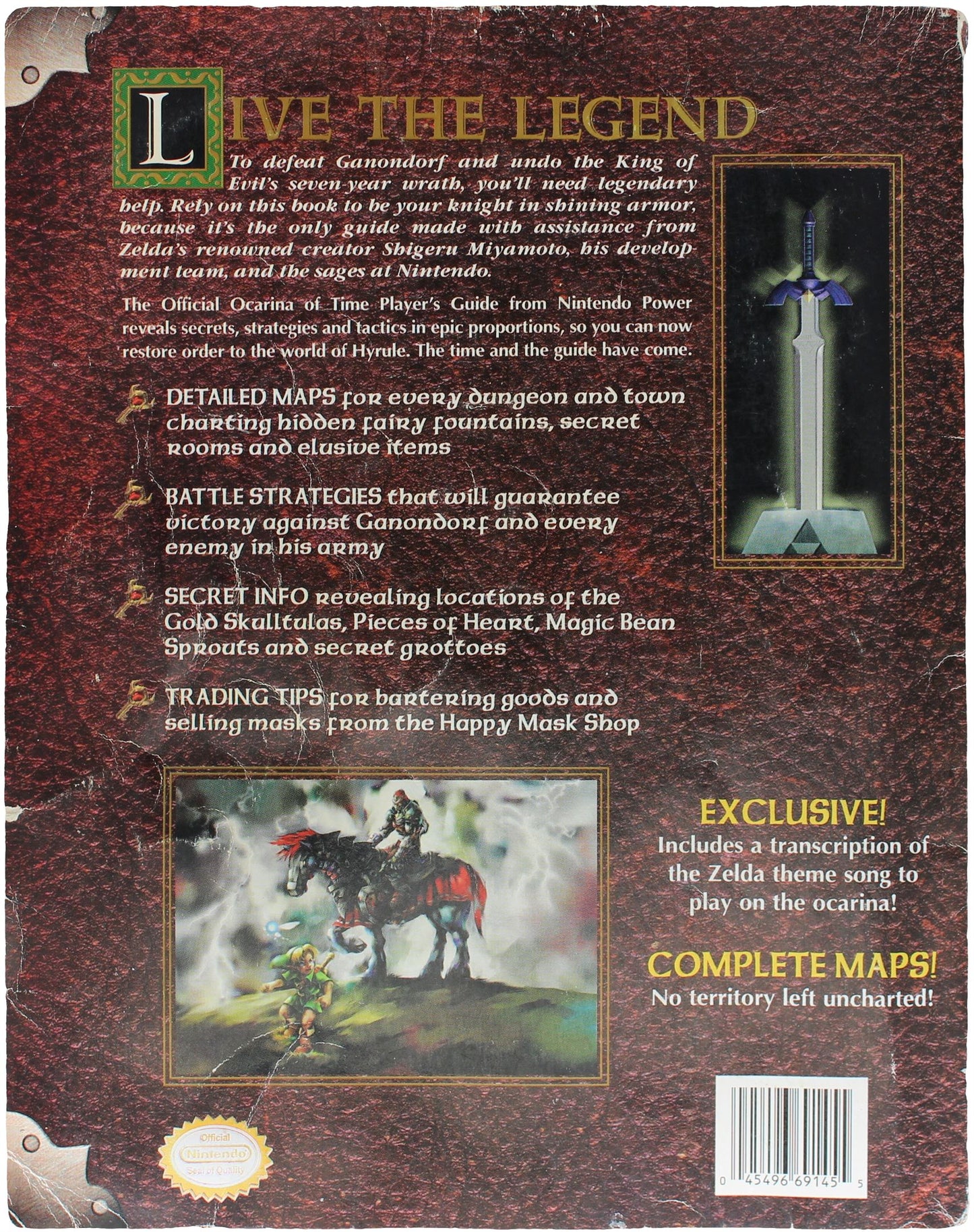 The Legend Of Zelda: Ocarina Of Time - Official Player's Guide (N64)