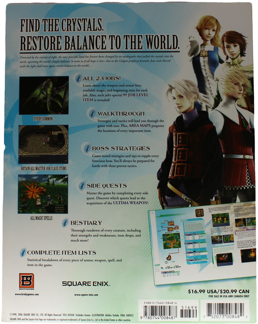 Final Fantasy III: Official Strategy Guide (DS)