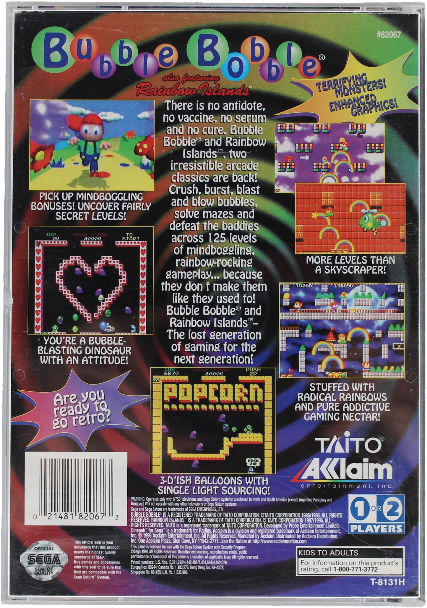Bubble Bobble Also Featuring Rainbow Islands