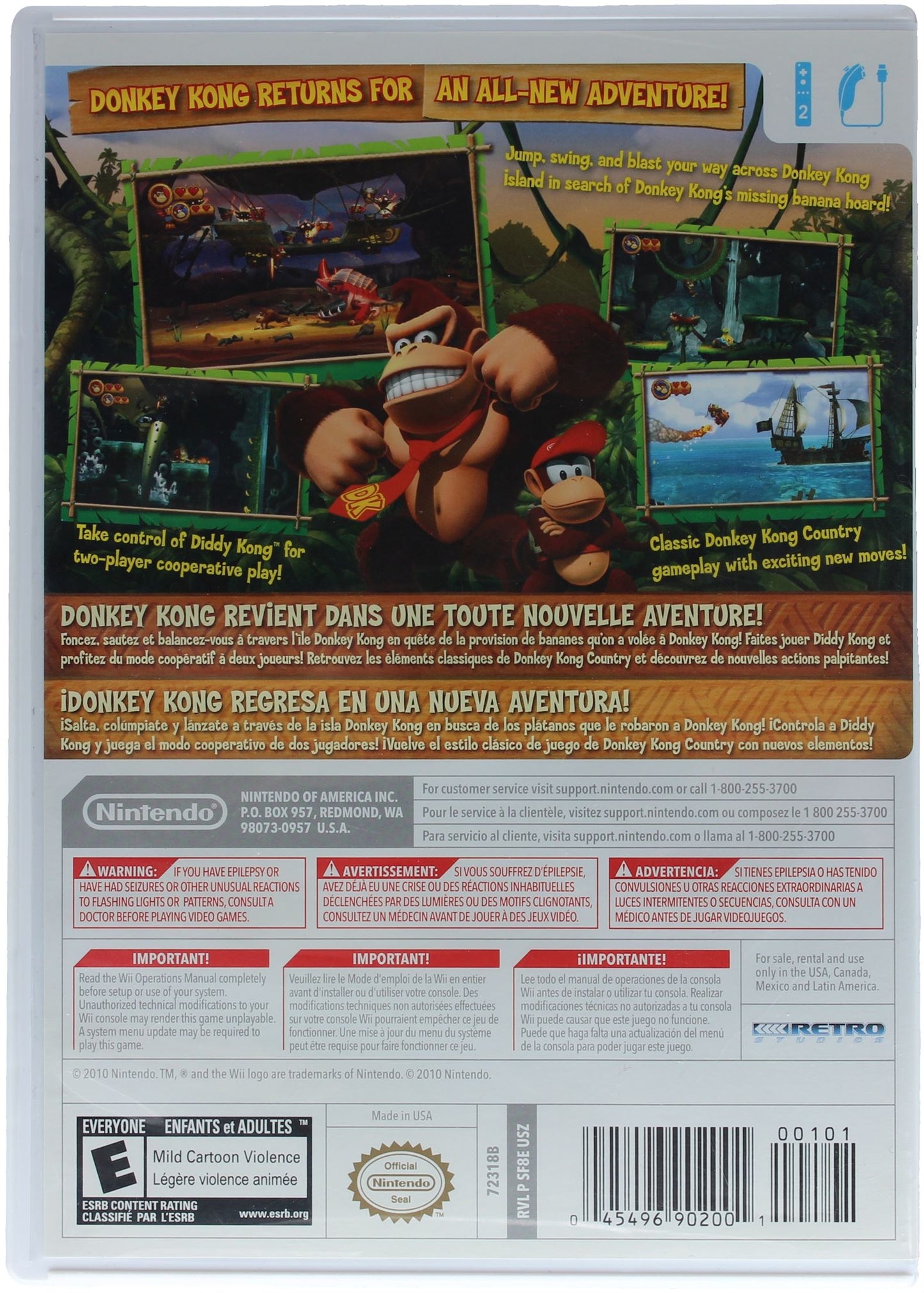 Donkey Kong Country: Returns (Wii)