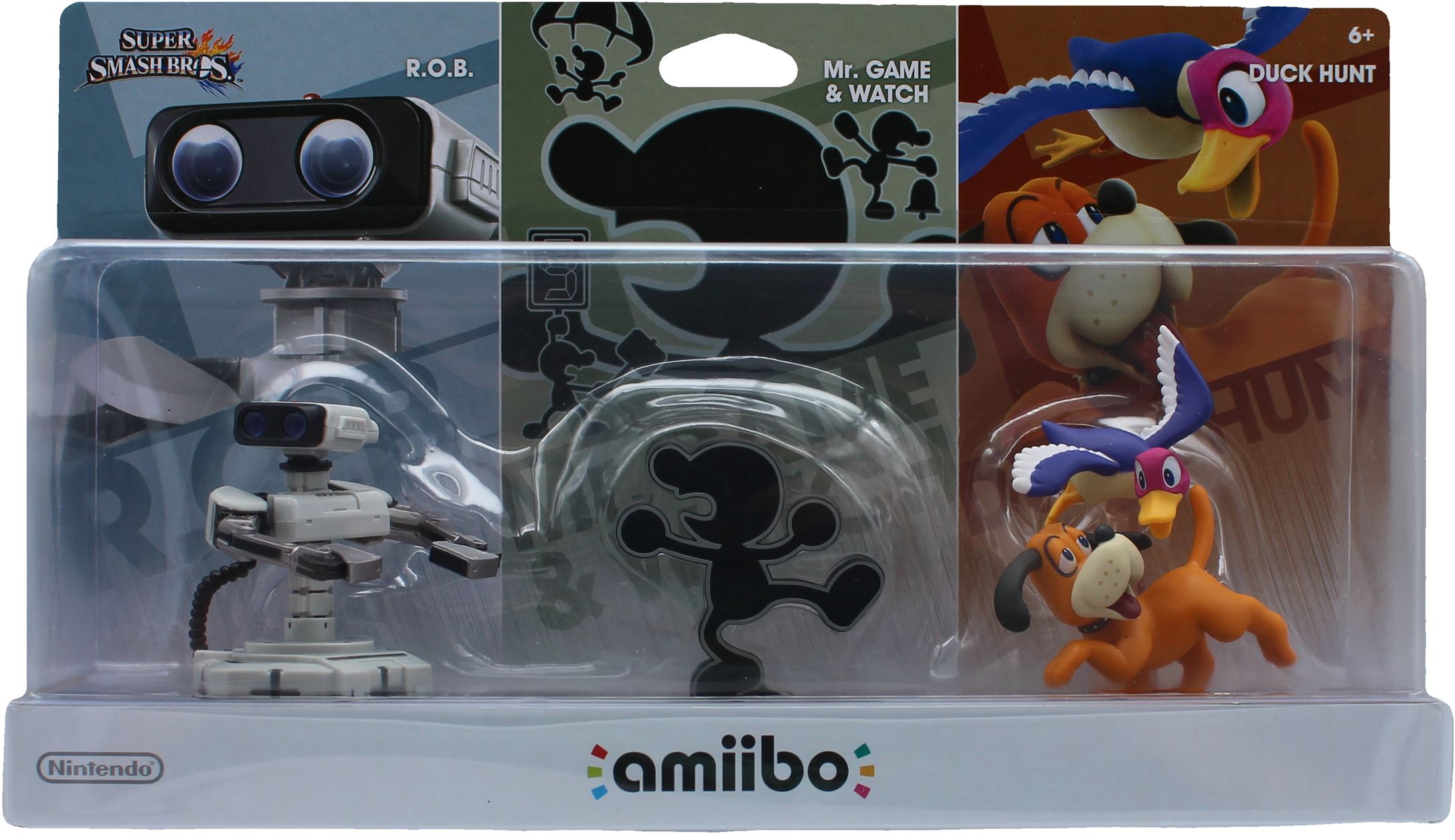 Nintendo amiibo set ROB/Mr Game on sale & Watch/Duck Hunt