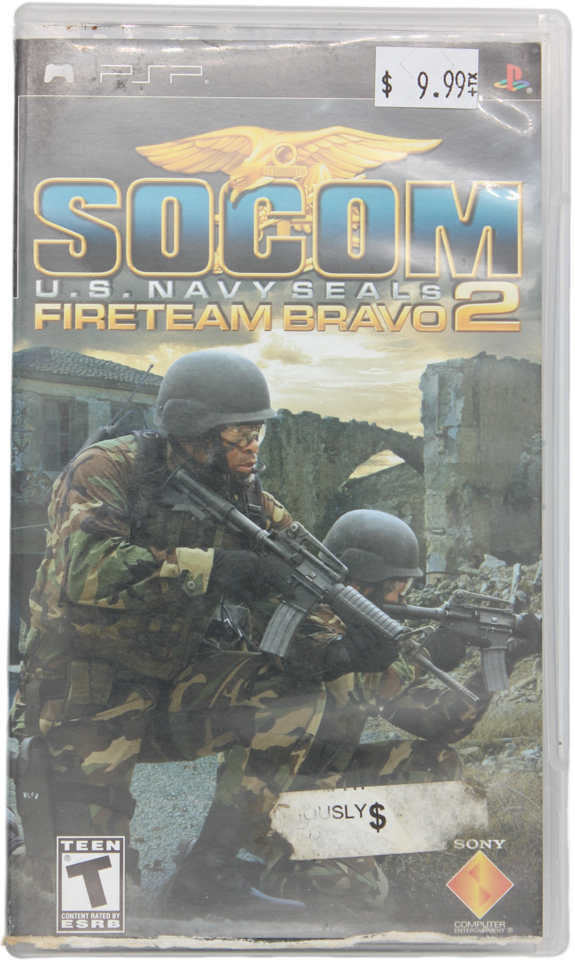 Price Guide: SONY SOCOM FIRETEAM BRAVO 3 PSP