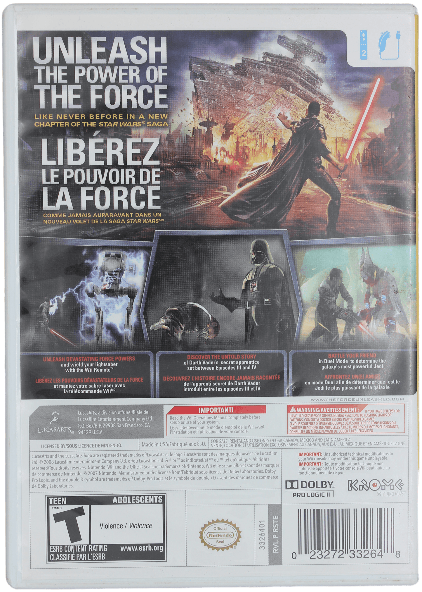 Star Wars: The Force Unleashed (Wii)