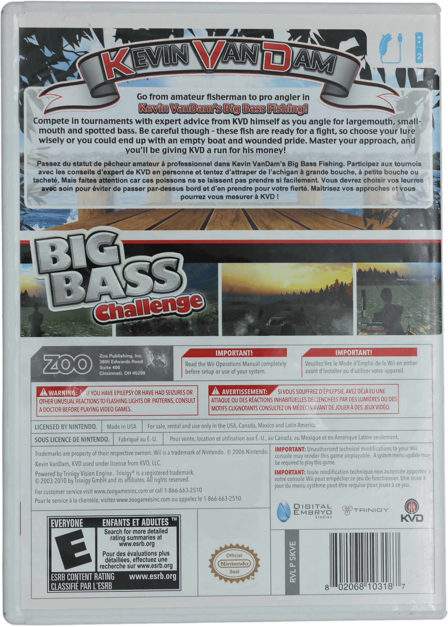 Kevin VanDam Big Bass Challenge (Wii)