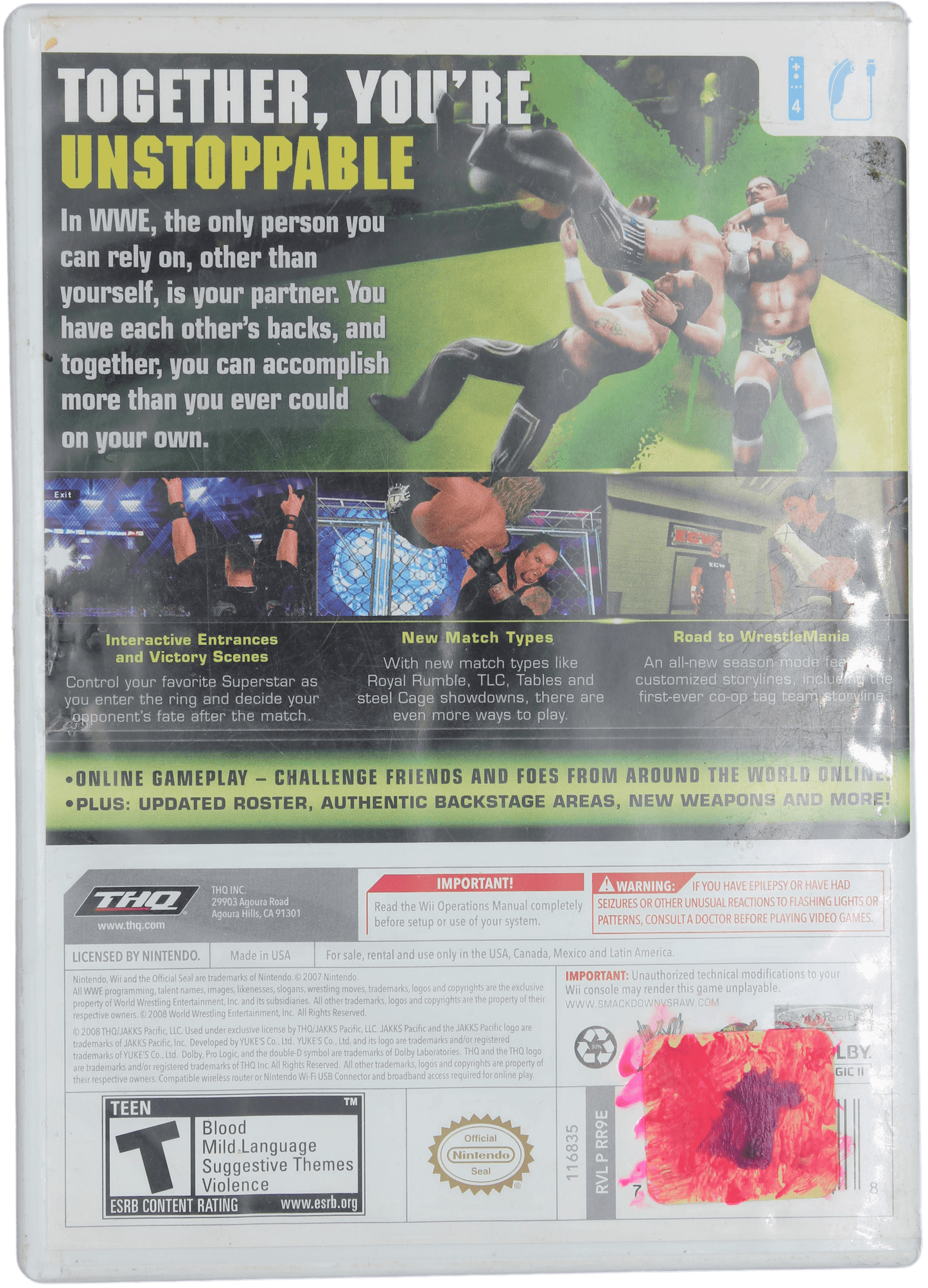 WWE: SmackDown Vs. Raw 2009 (Wii)
