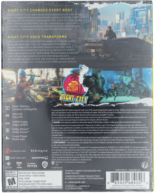Cyberpunk 2077 [Launch Edition Box Set] - Sealed
