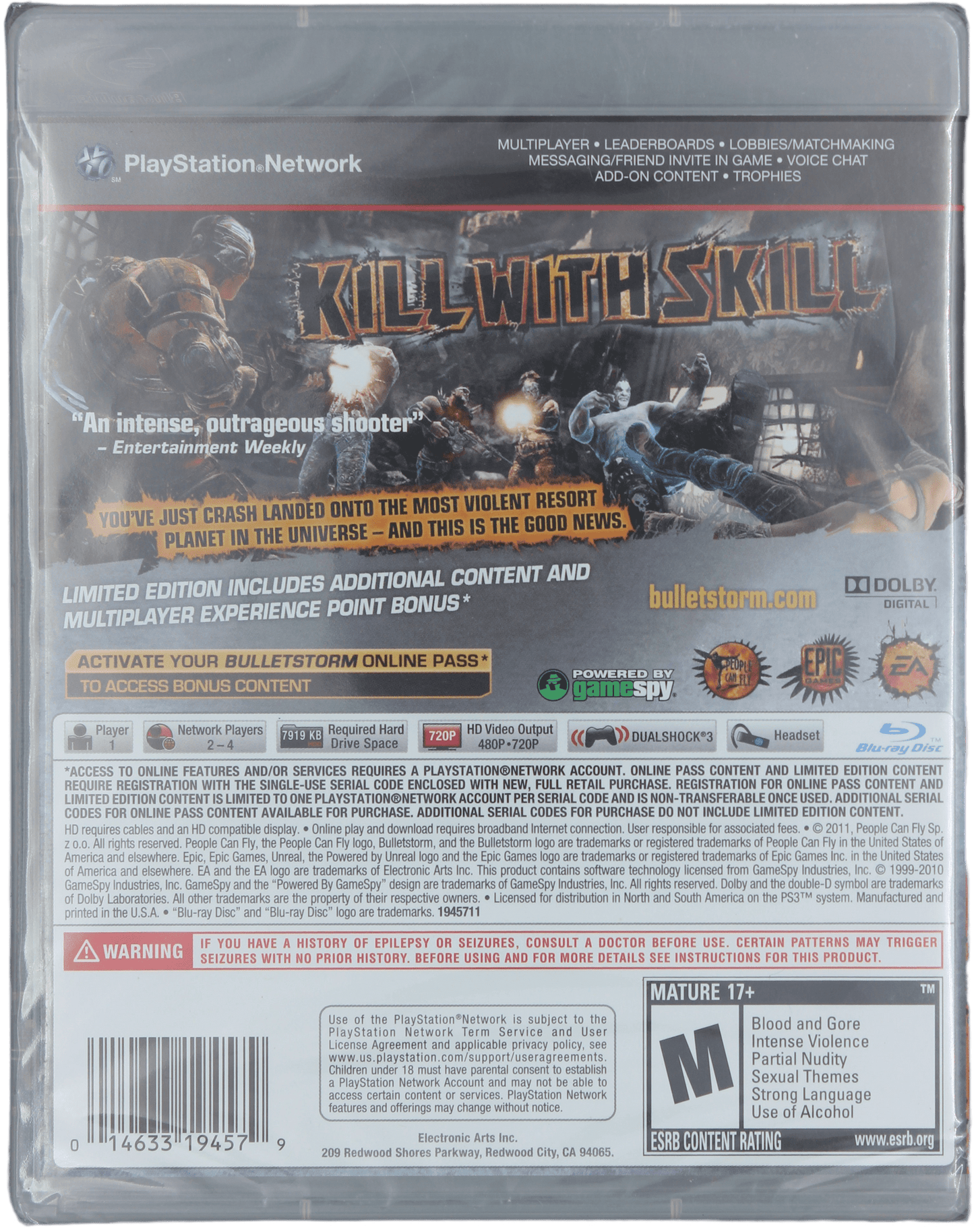 Bulletstorm [Limited Edition] - Sealed