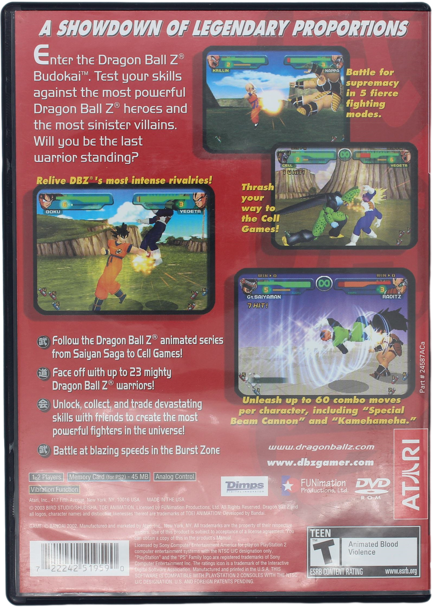 Dragon Ball Z Budokai (PS2)