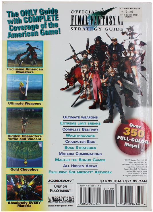 Final Fantasy VII: Official Strategy Guide (PS)