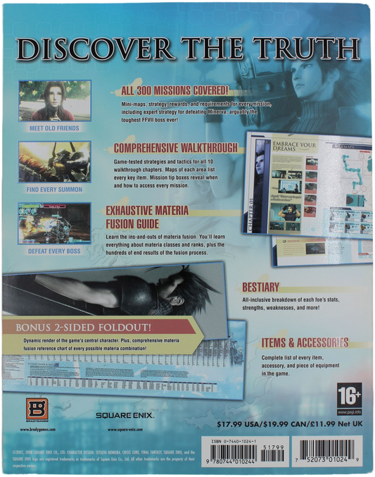 Crisis Core: Final Fantasy VII: Official Strategy Guide [Signature Series] (PSP)