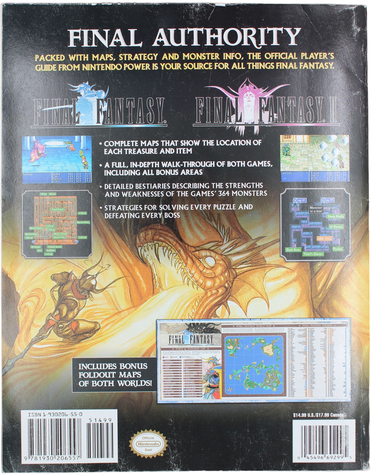 Final Fantasy I & II: Dawn Of Souls - Official Strategy Guide (GBA)