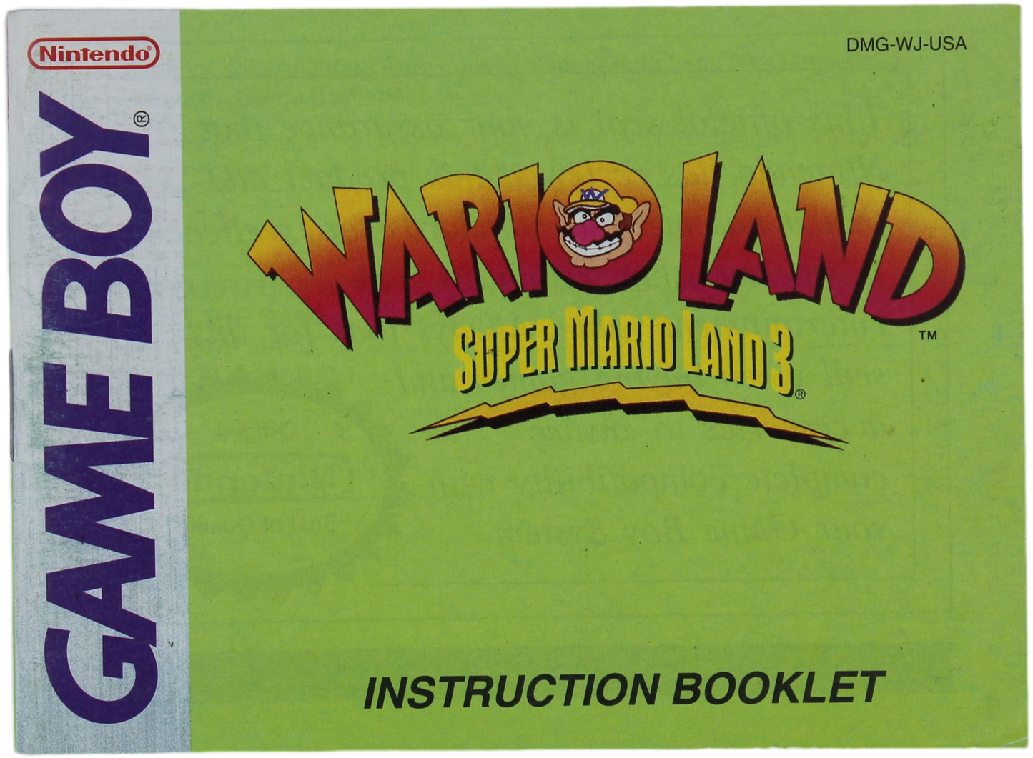 Wario Land: Super Mario Land 3 + Manual