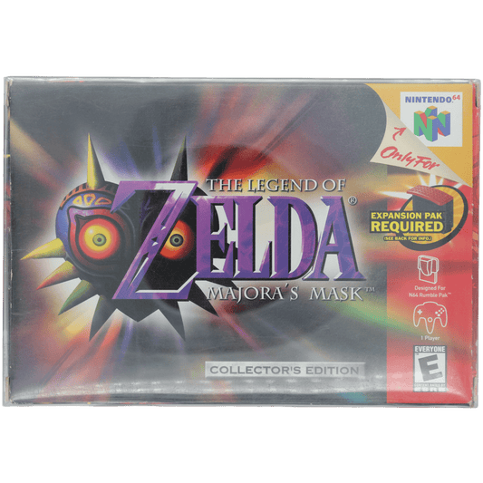 The Legend Of Zelda: Majora's Mask + Box + Manual + Clear Case