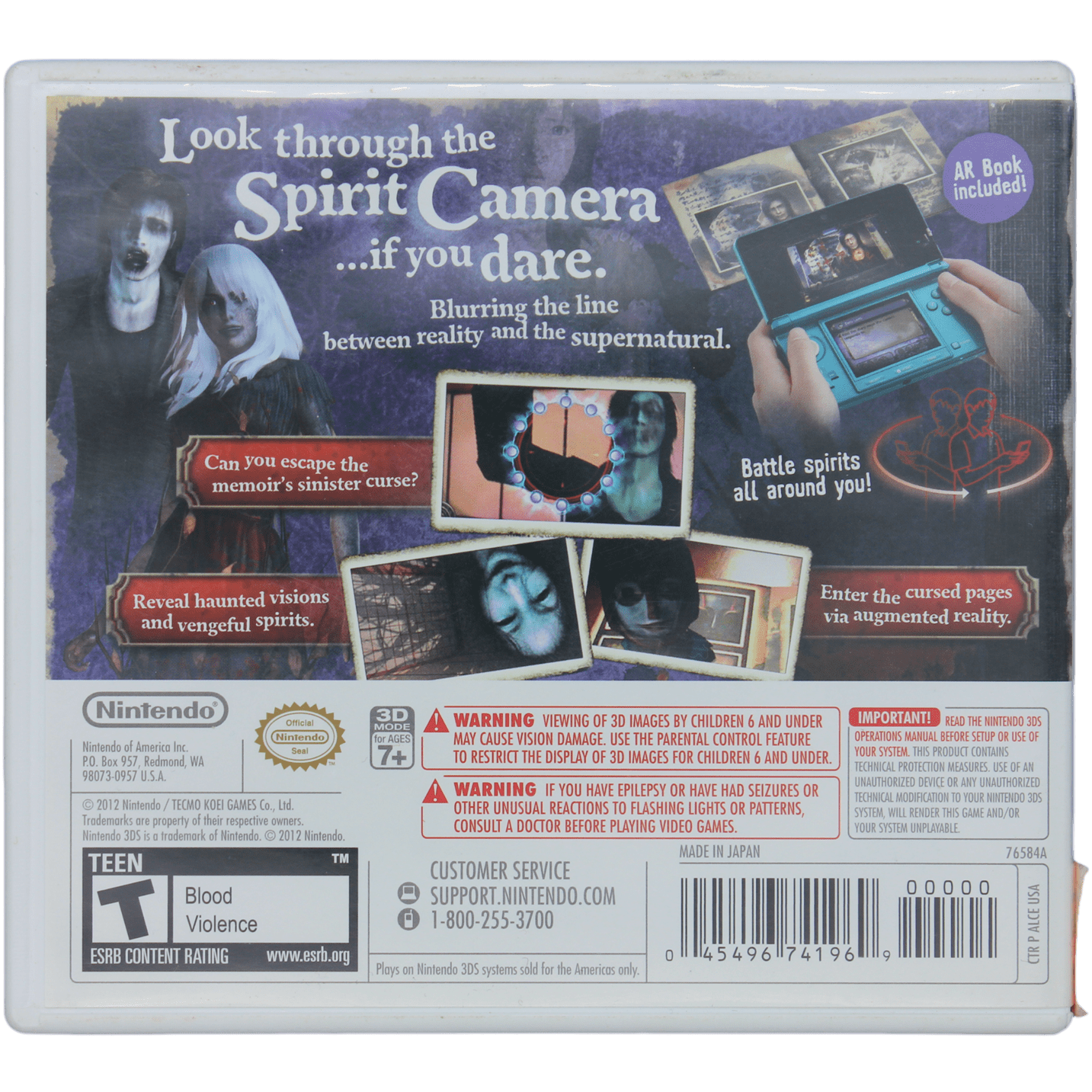 Spirit Camera: The Cursed Memoir