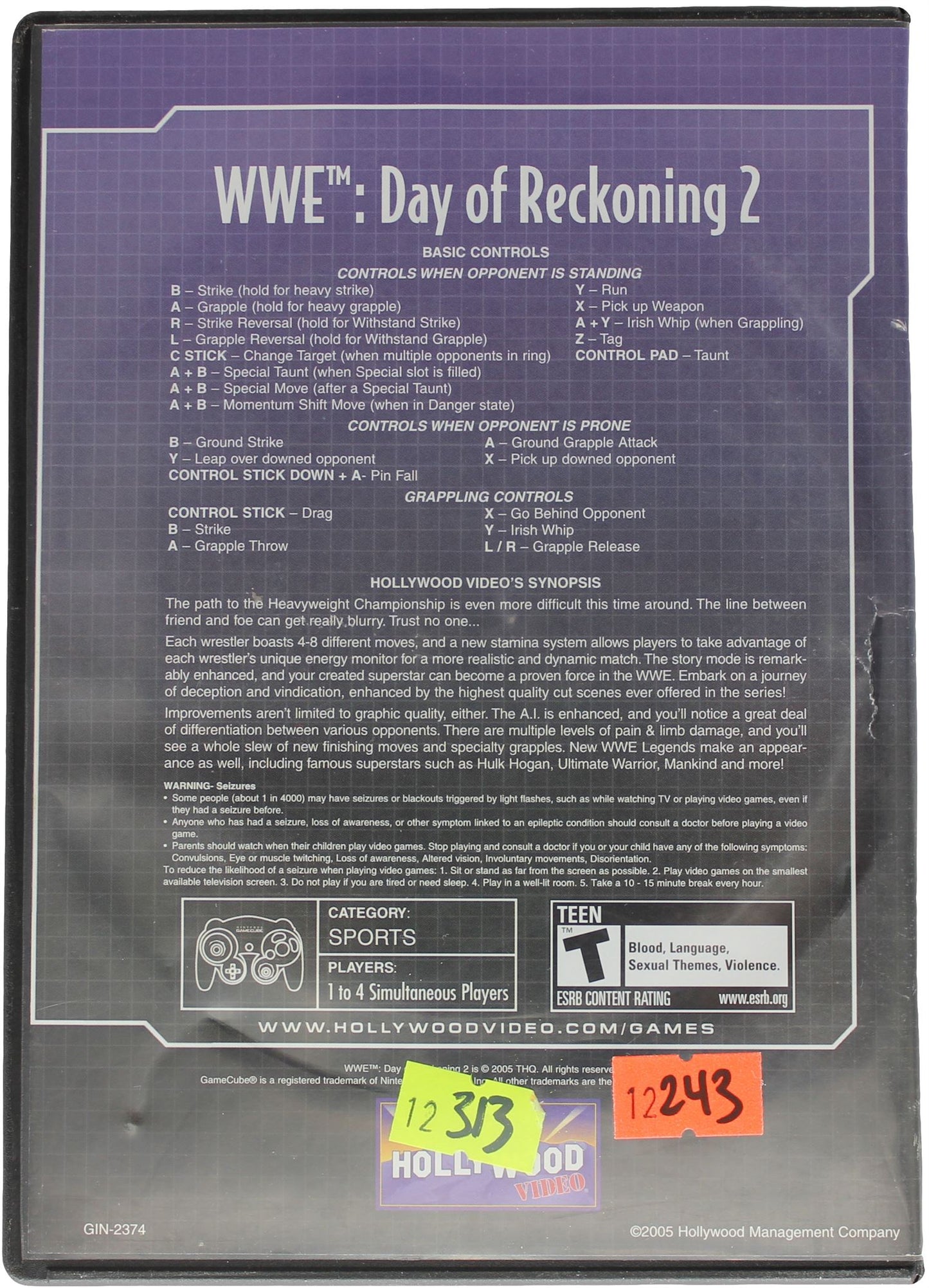 WWE: Day Of Reckoning 2