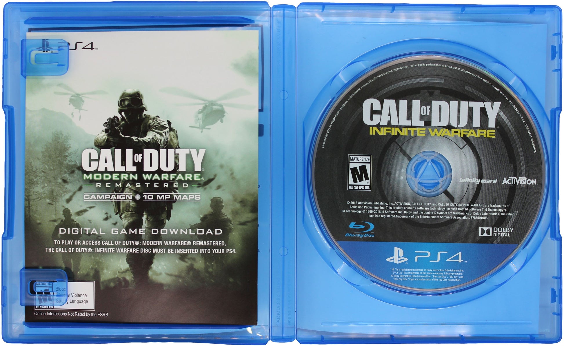 Infinite Warfare Modern Warfare Digital Ps4 Game Call Of Duty