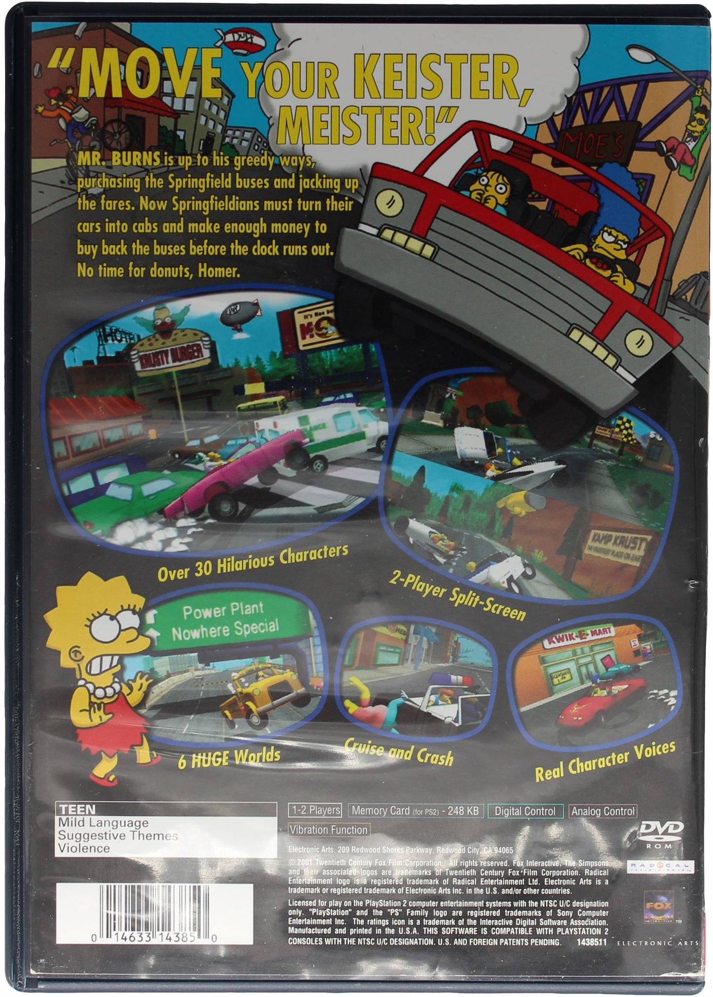 The Simpsons: Road Rage (PS2)