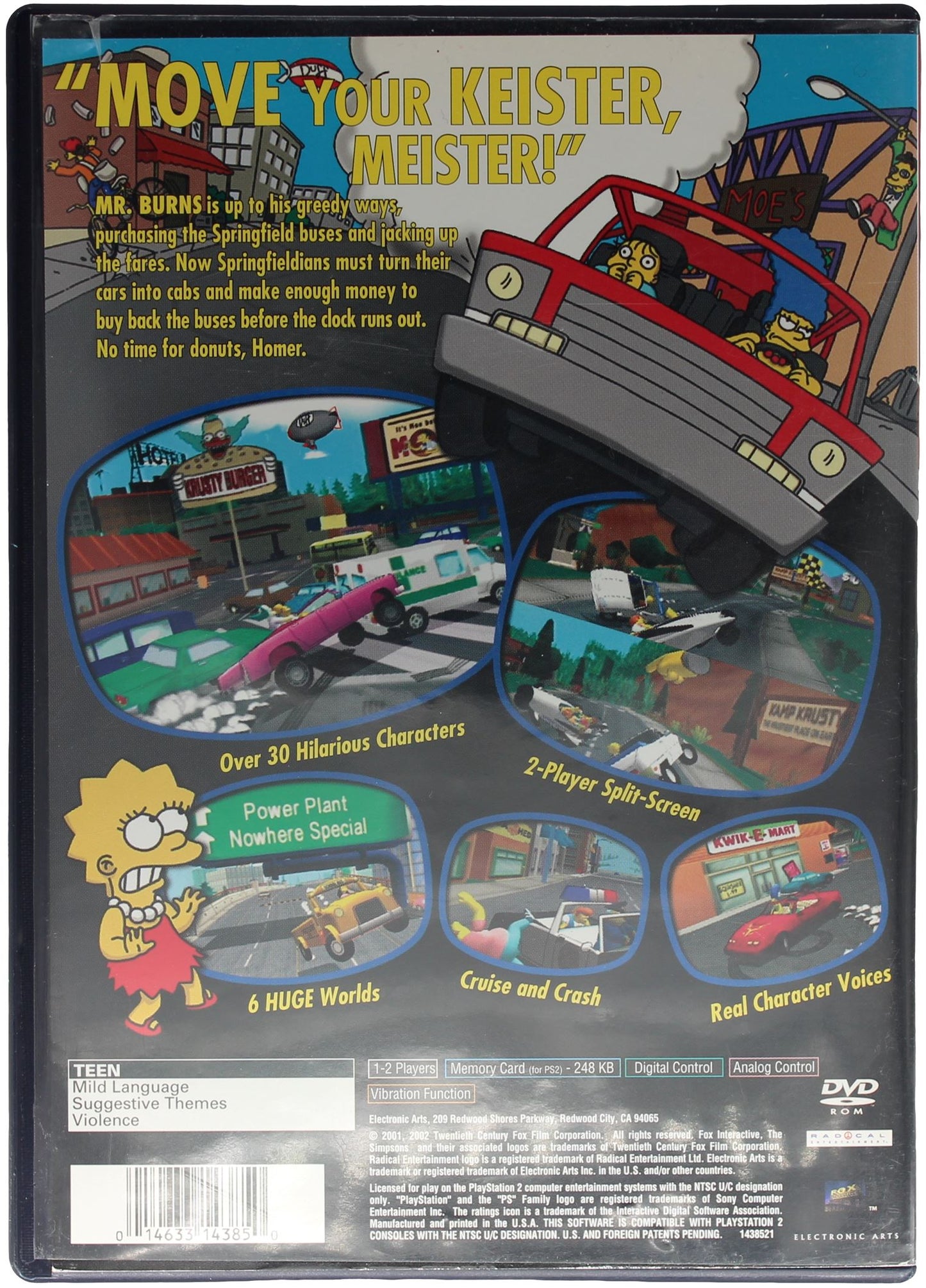 The Simpsons: Road Rage (PS2)
