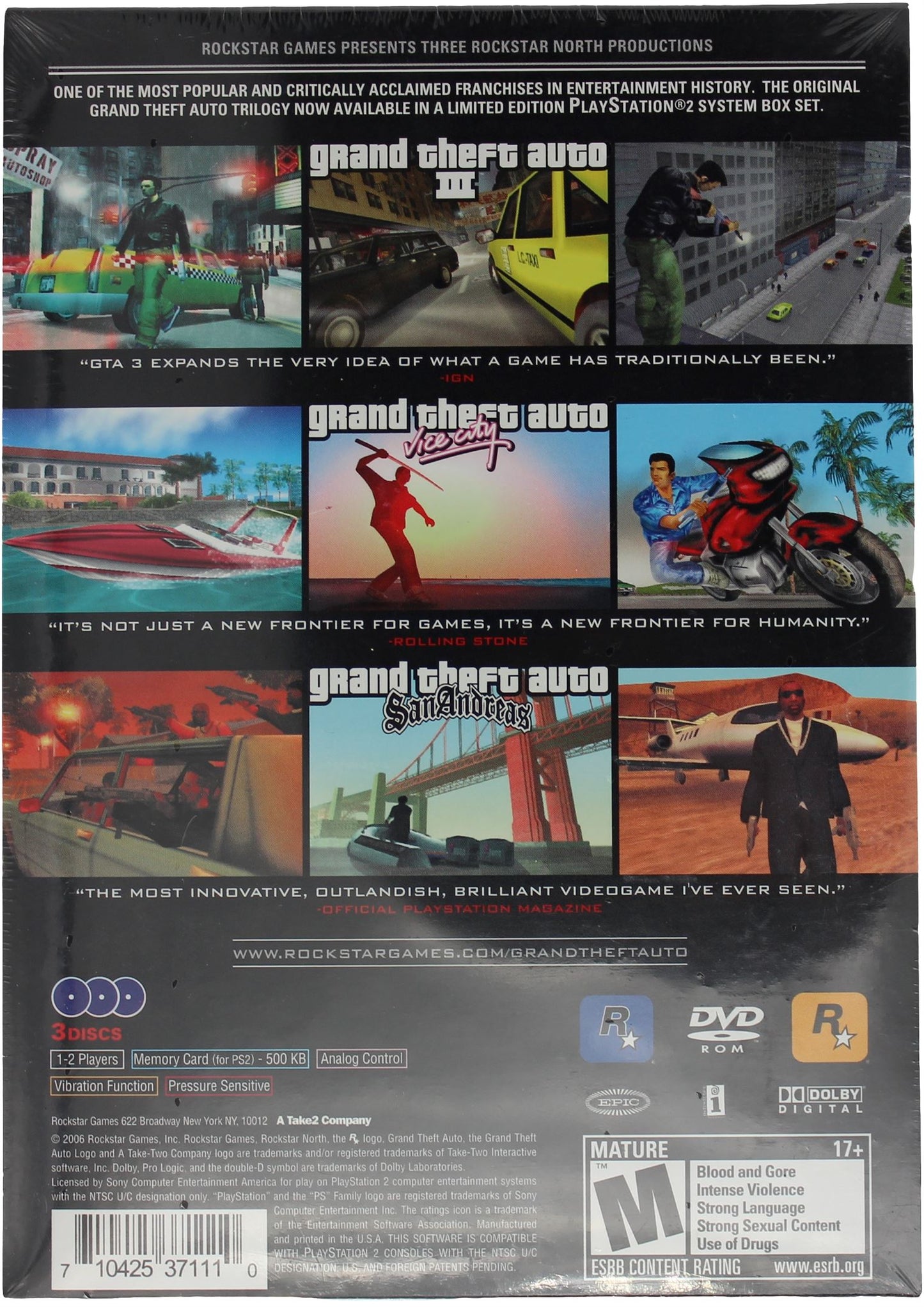 Grand Theft Auto: The Trilogy - Sealed