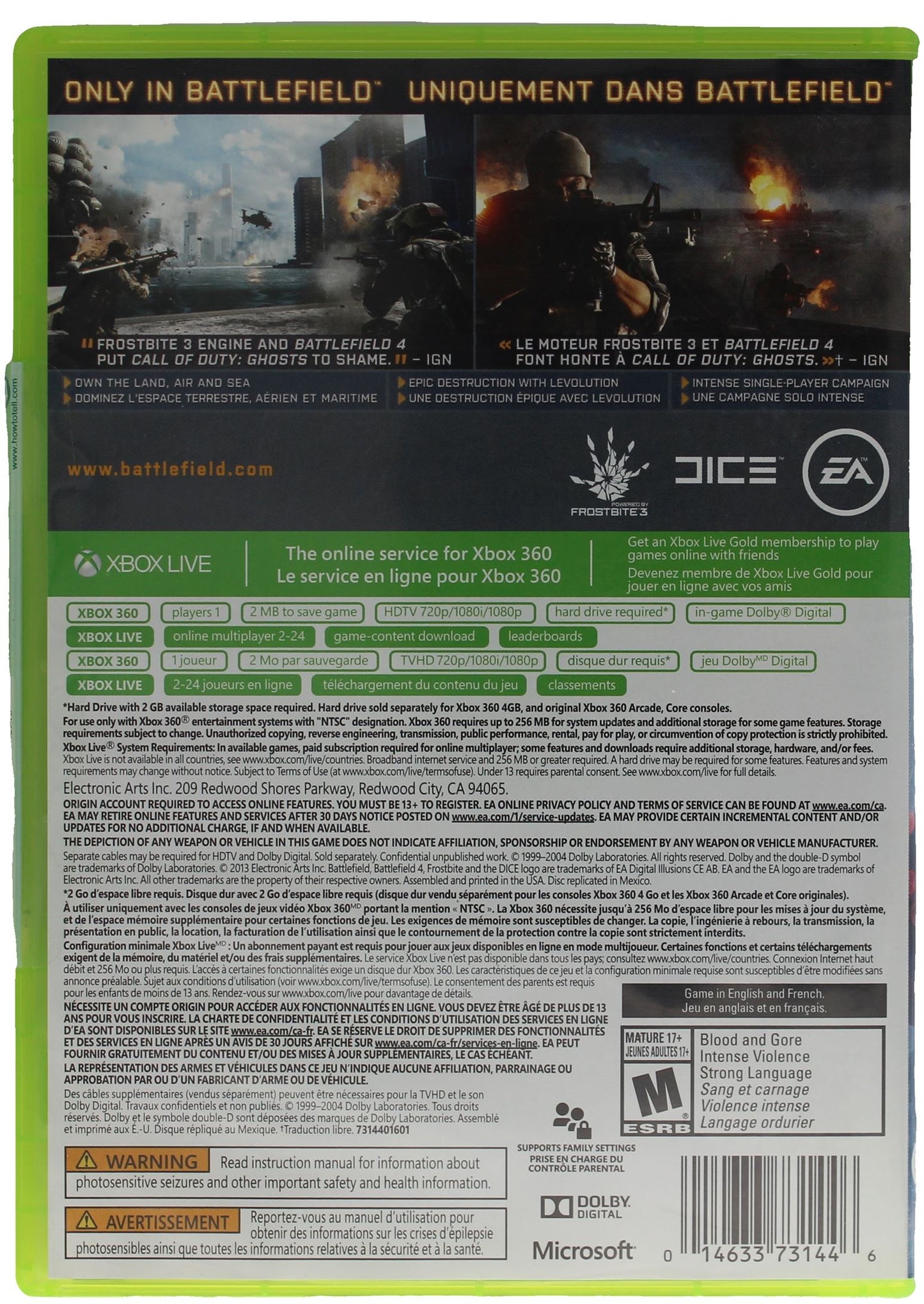 Battlefield 4 (Xbox360)