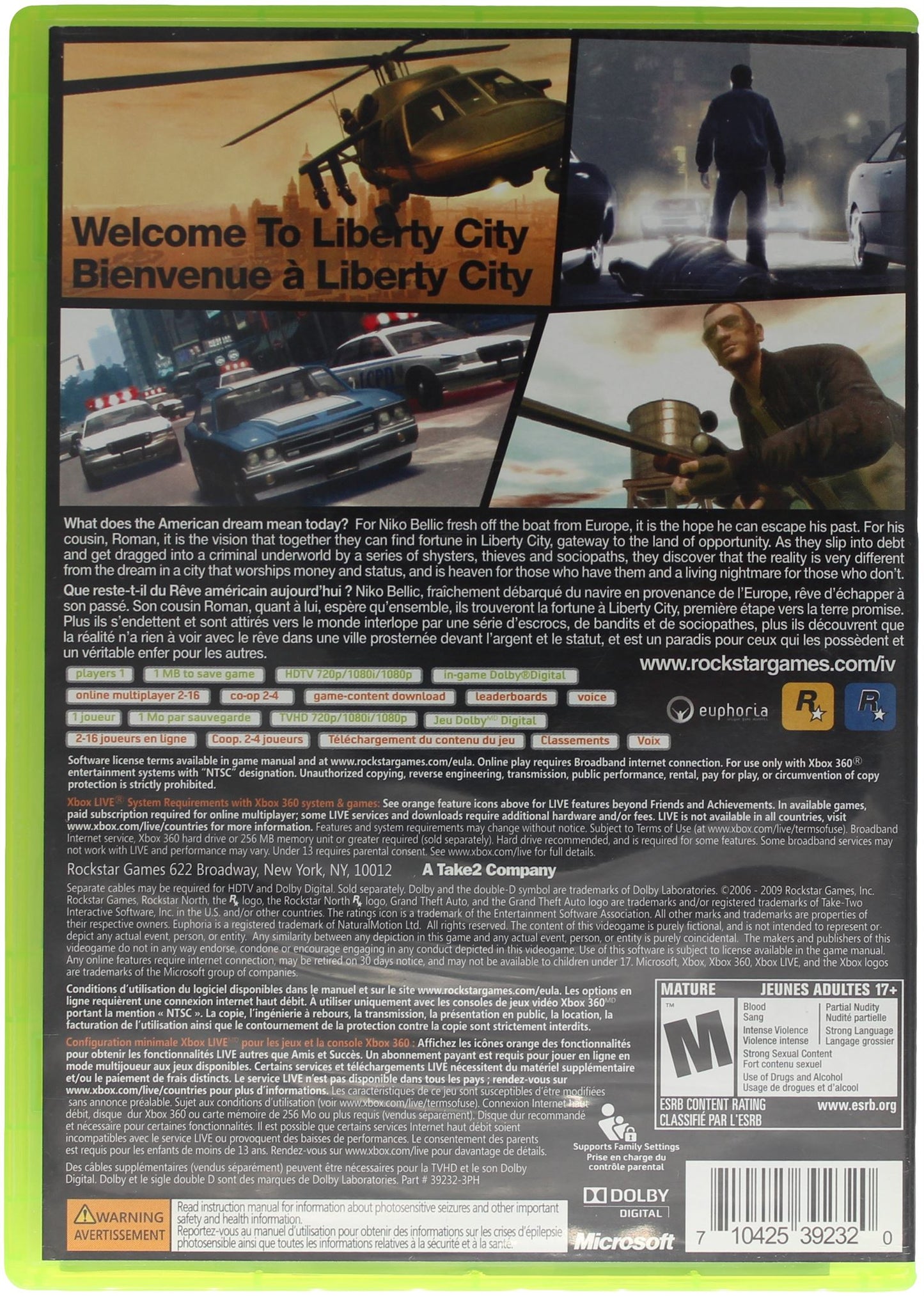 Grand Theft Auto IV (Xbox360)