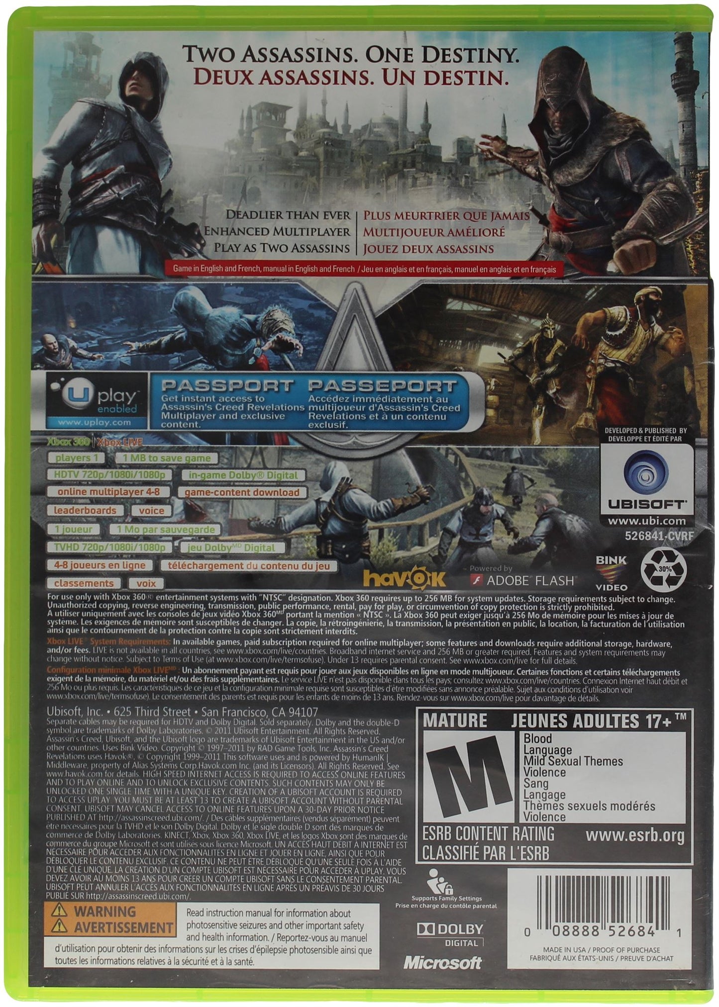 Assassin's Creed: Revelations (Xbox 360)