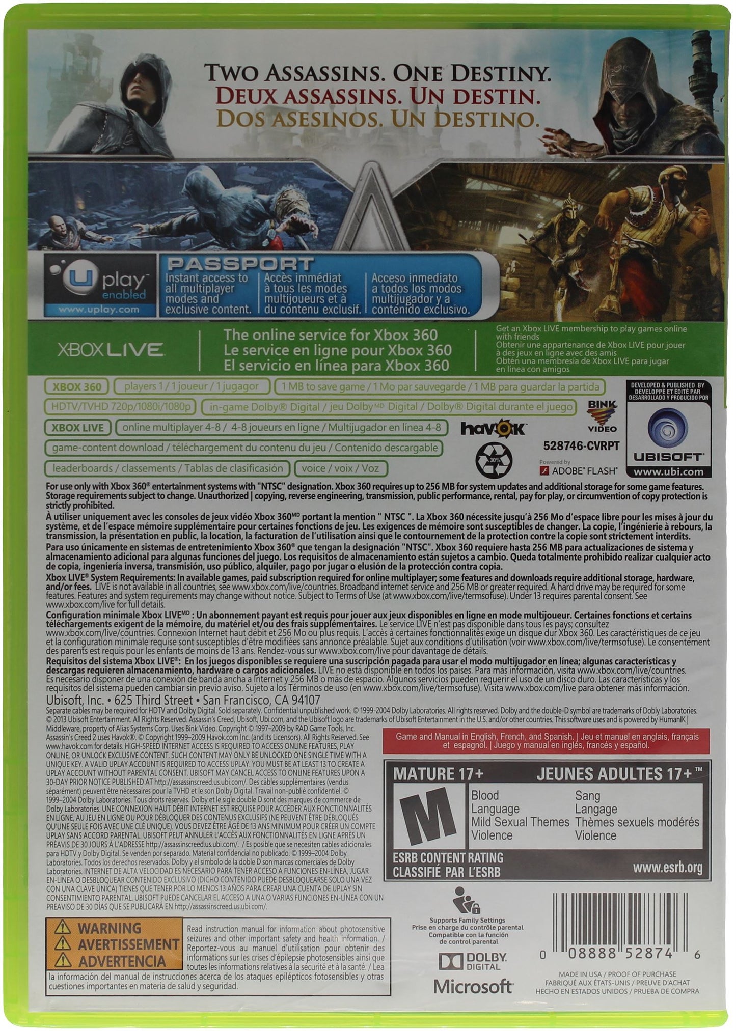 Assassin's Creed: Revelations (Xbox 360)