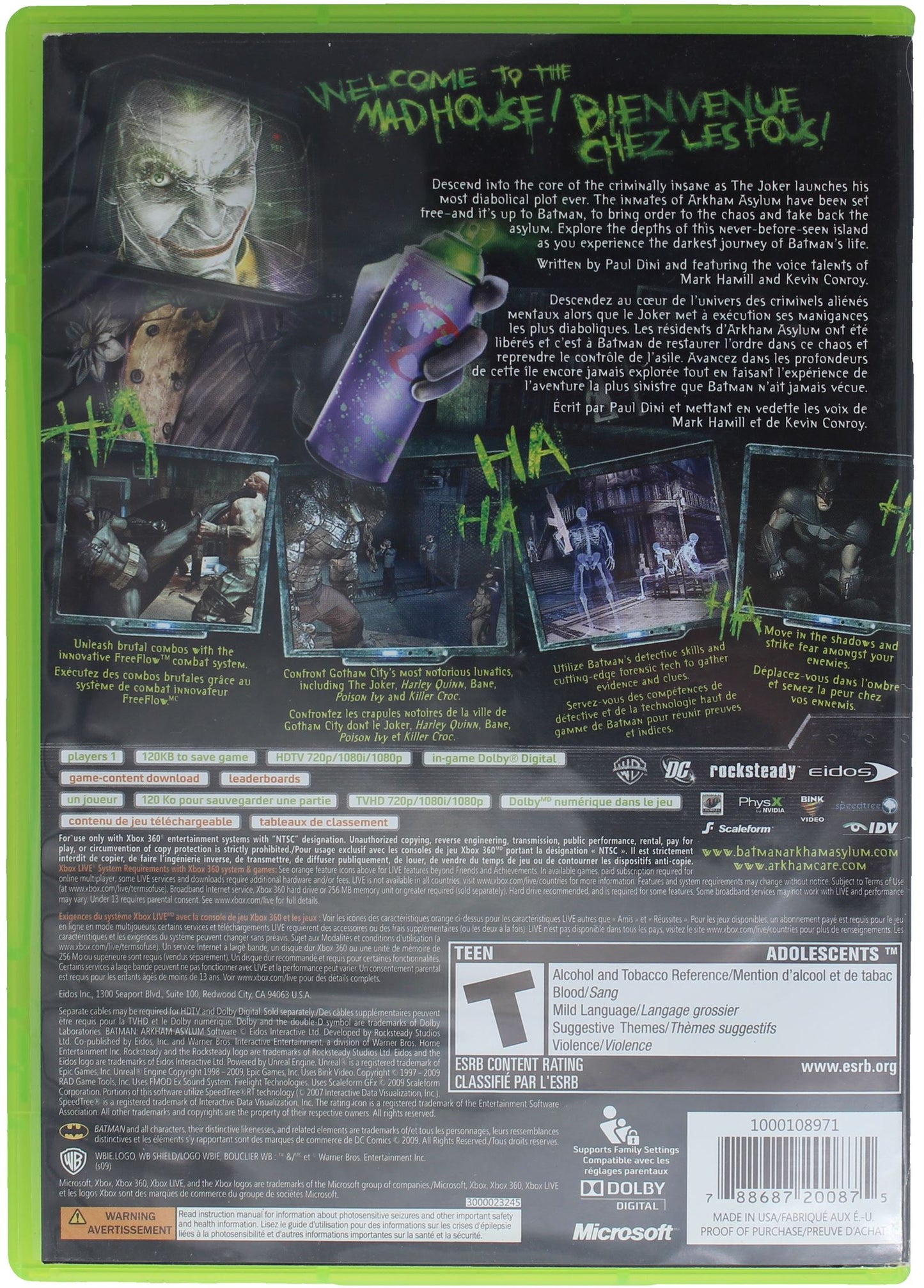 Batman: Arkham Asylum (Xbox 360)