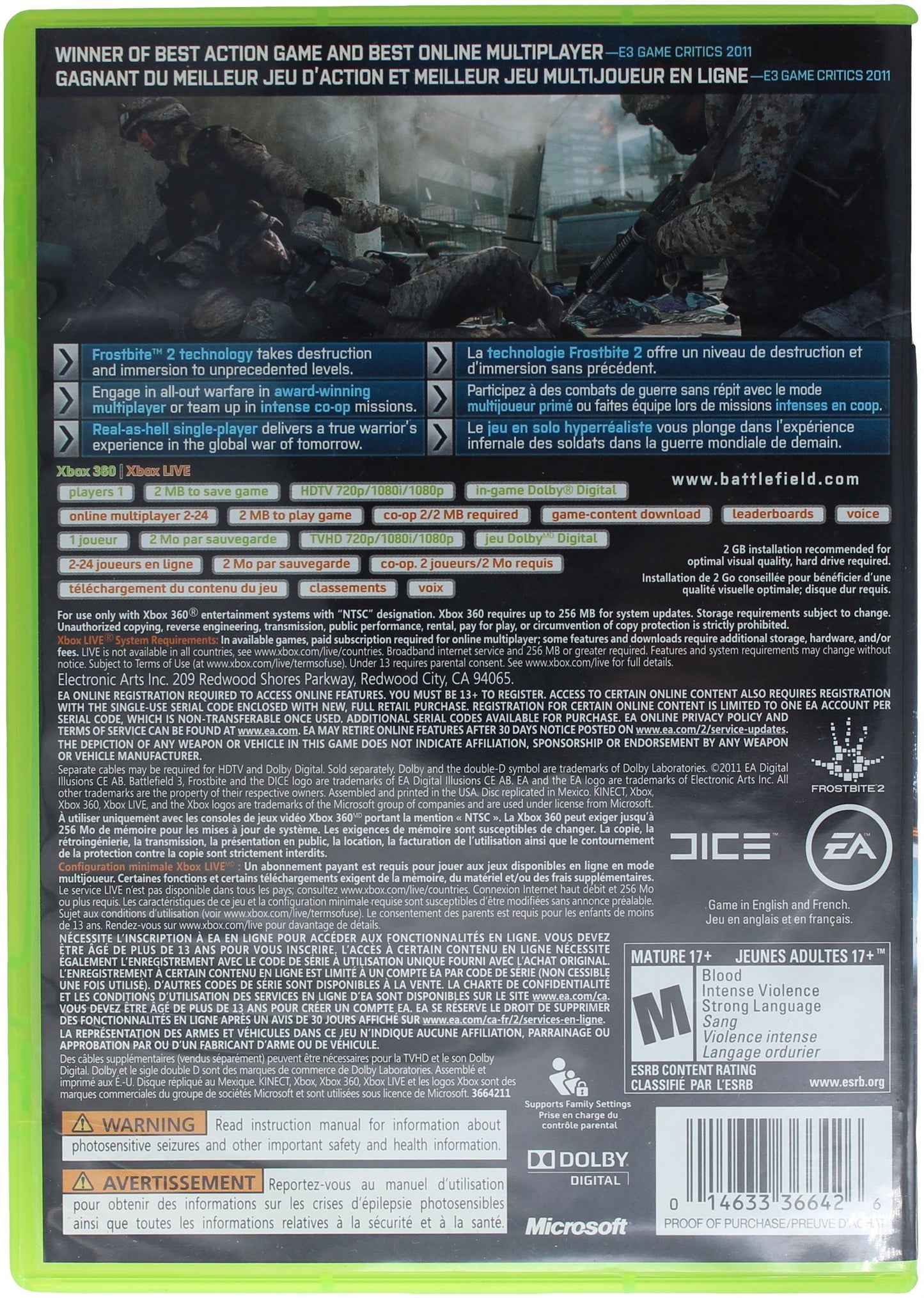 Battlefield 3 (Xbox 360)