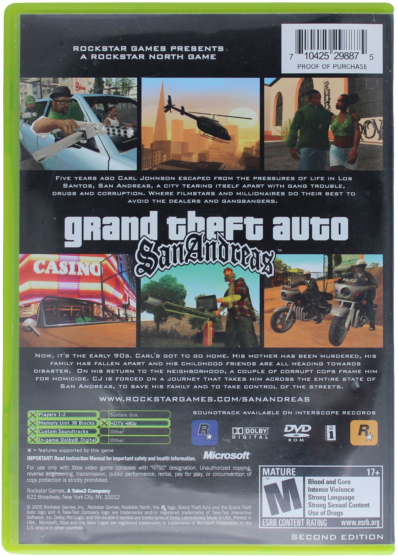 Grand Theft Auto: San Andreas [Second Edition] – Retro North Games