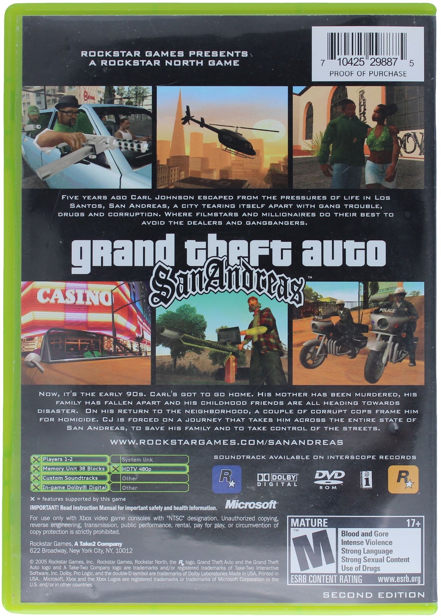 Grand Theft Auto: San Andreas [Second Edition]